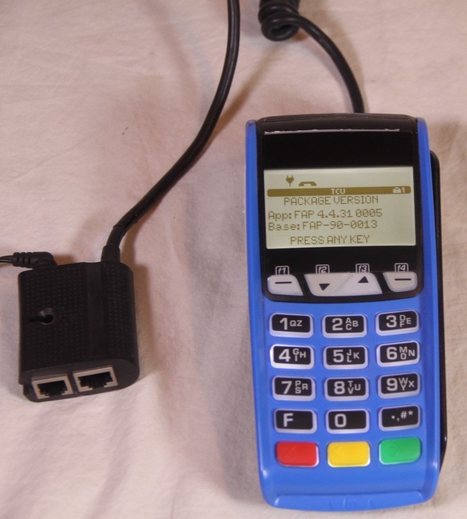 INGENICO ICT220 Credit Card Terminal – Used and Will Need to be Reset – See Pics