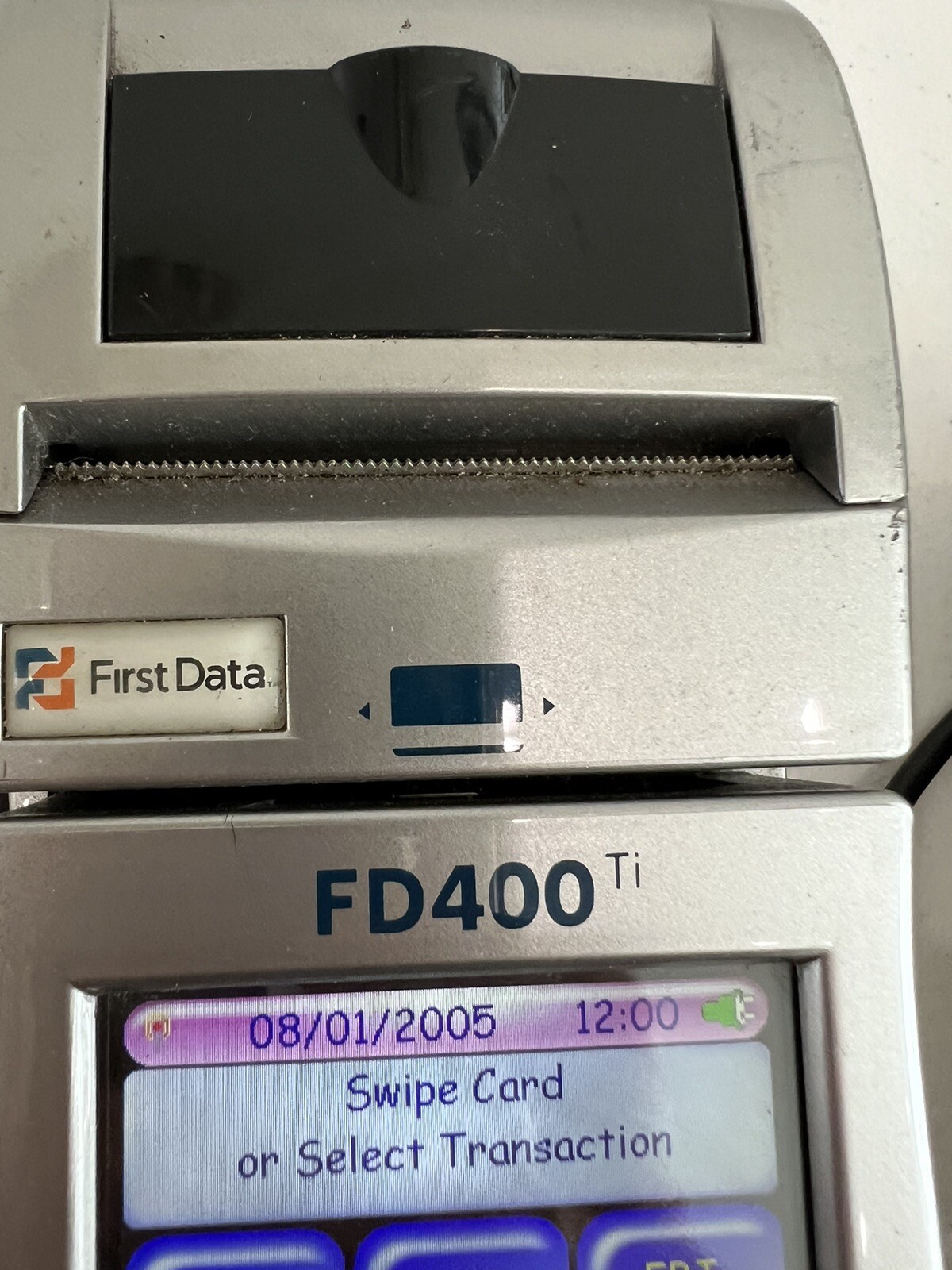 First Data FD400 Ti Business Card Terminal Reader