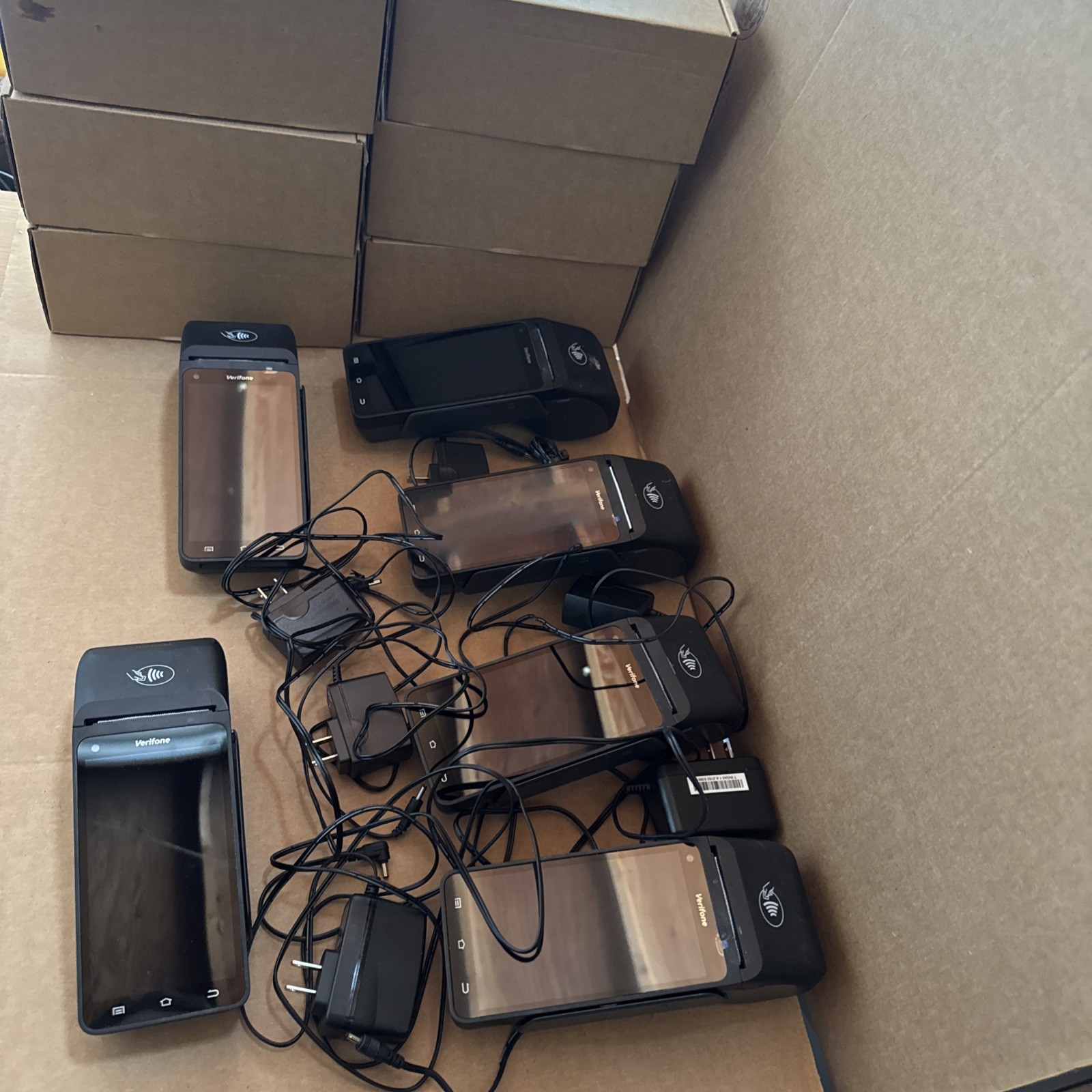 6x Verifone Model T650c IS PSU Dark Mode 2GB/16GB Credit Card Terminal POS