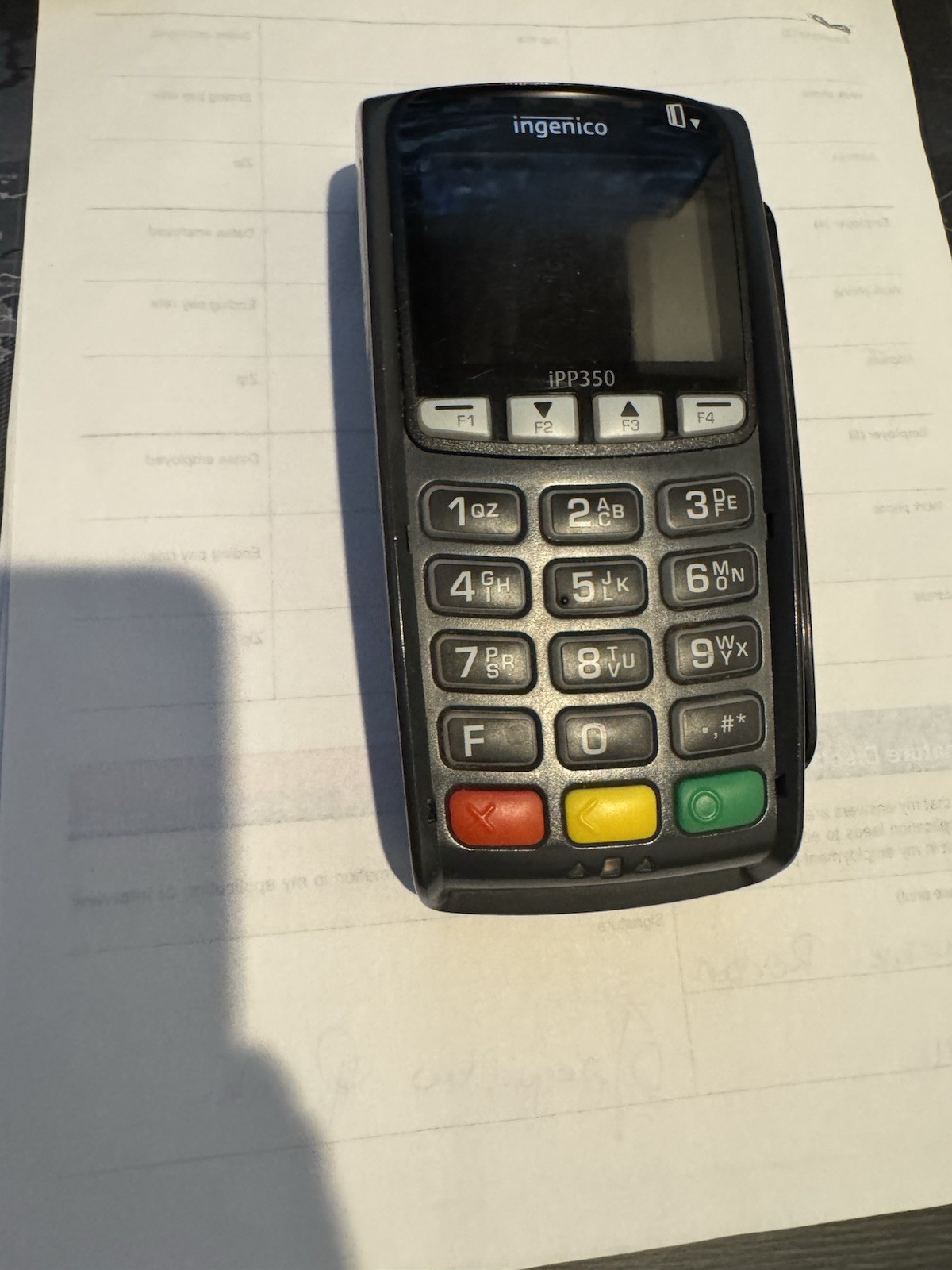 Ingenico IPP350 Credit Card Terminal