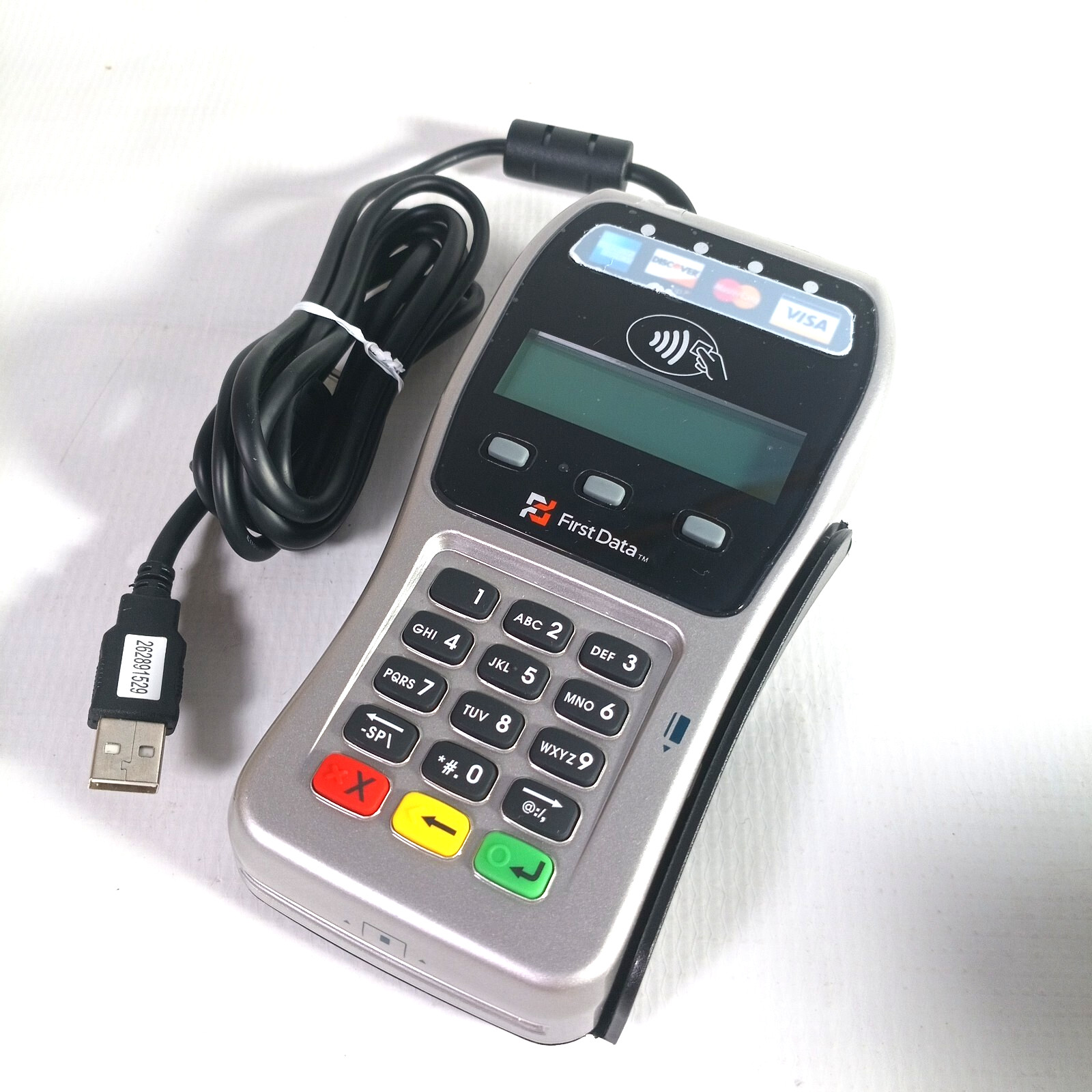 First Data FD-35 Credit Card Reader Pin Pad EMV USB powered