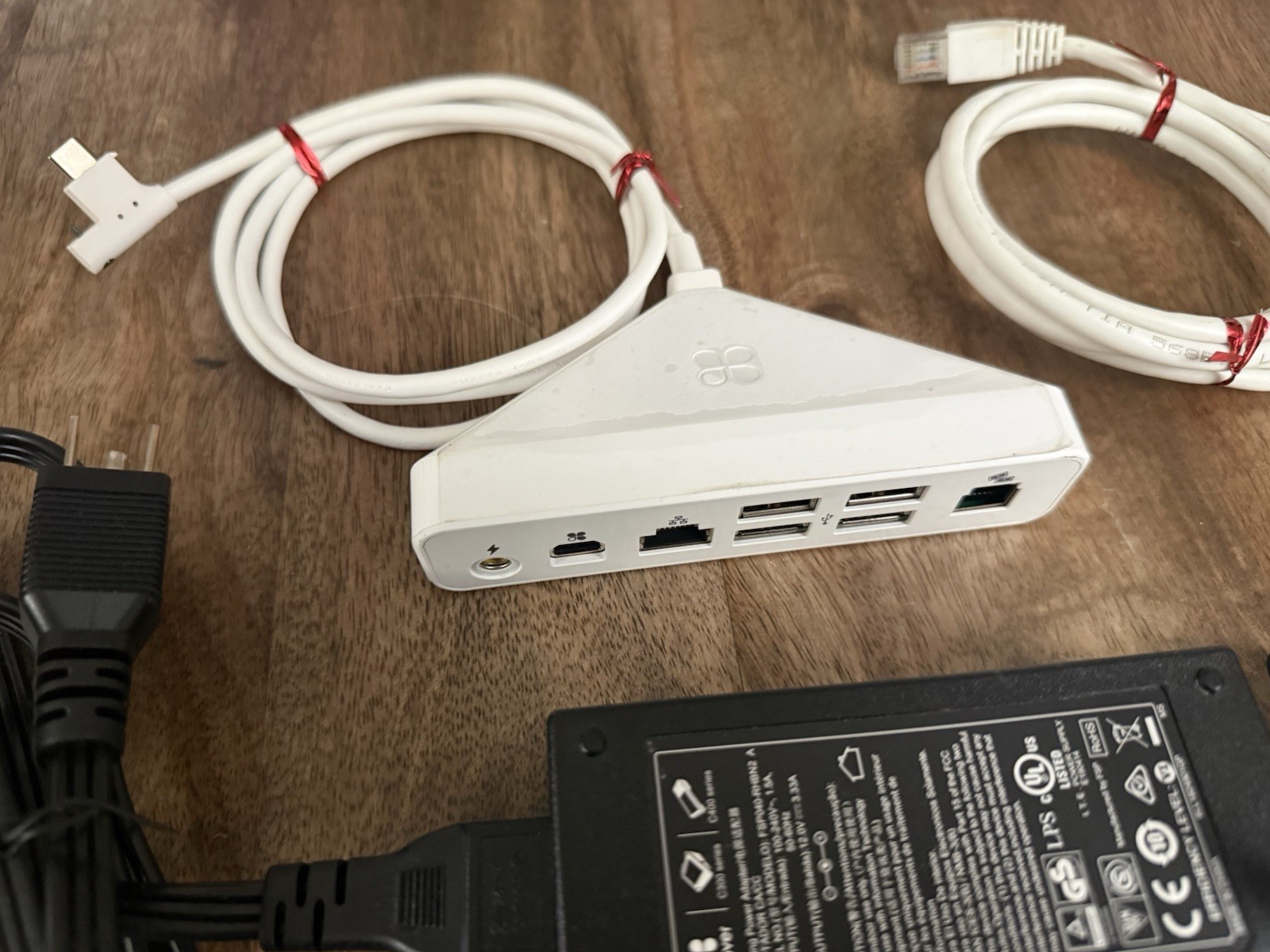 Clover Mini Triangle Hub Cable YJ3 for Clover & Power Adapter RJ45