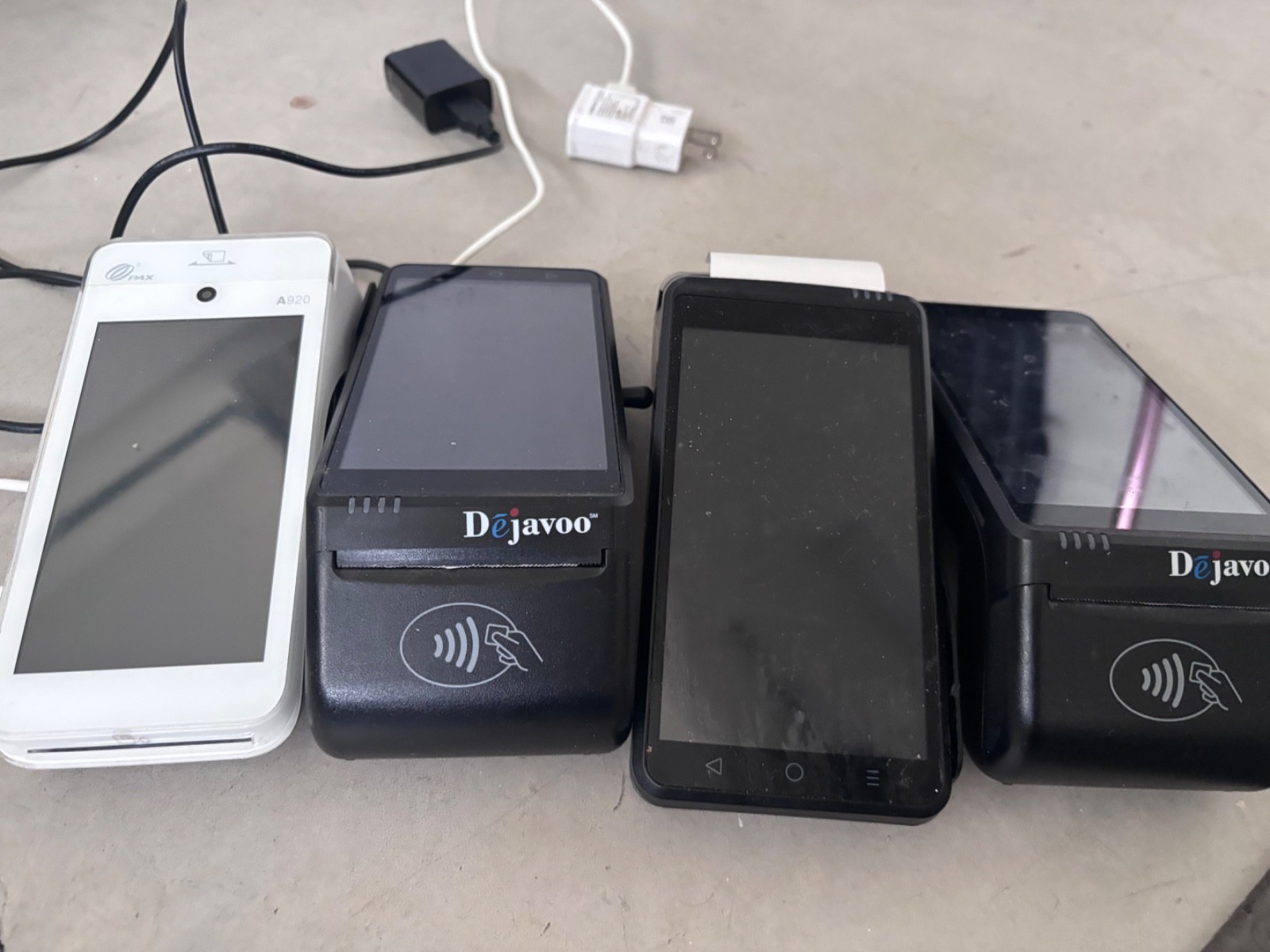 PAXa A920 and Dejavoo Credit Card Terminals