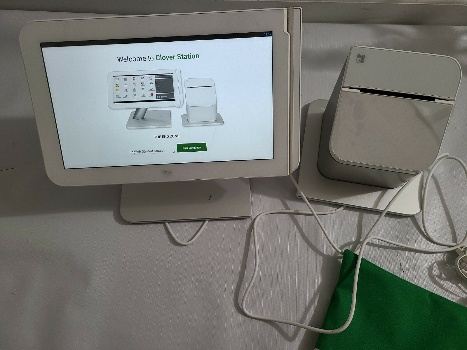 Clover Point of Sale C-100 System Station & p-100 Printer.