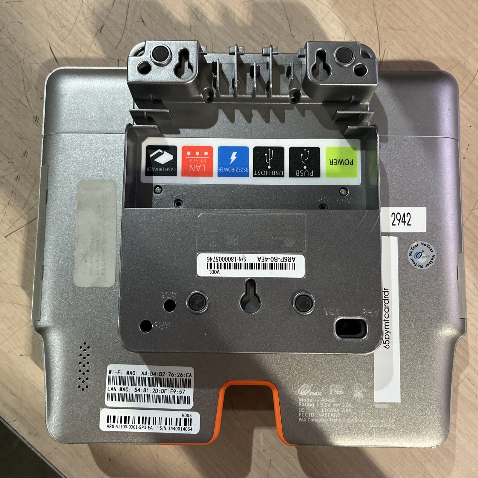PAX ARIES8 POS CREDIT CARD SYSTEM