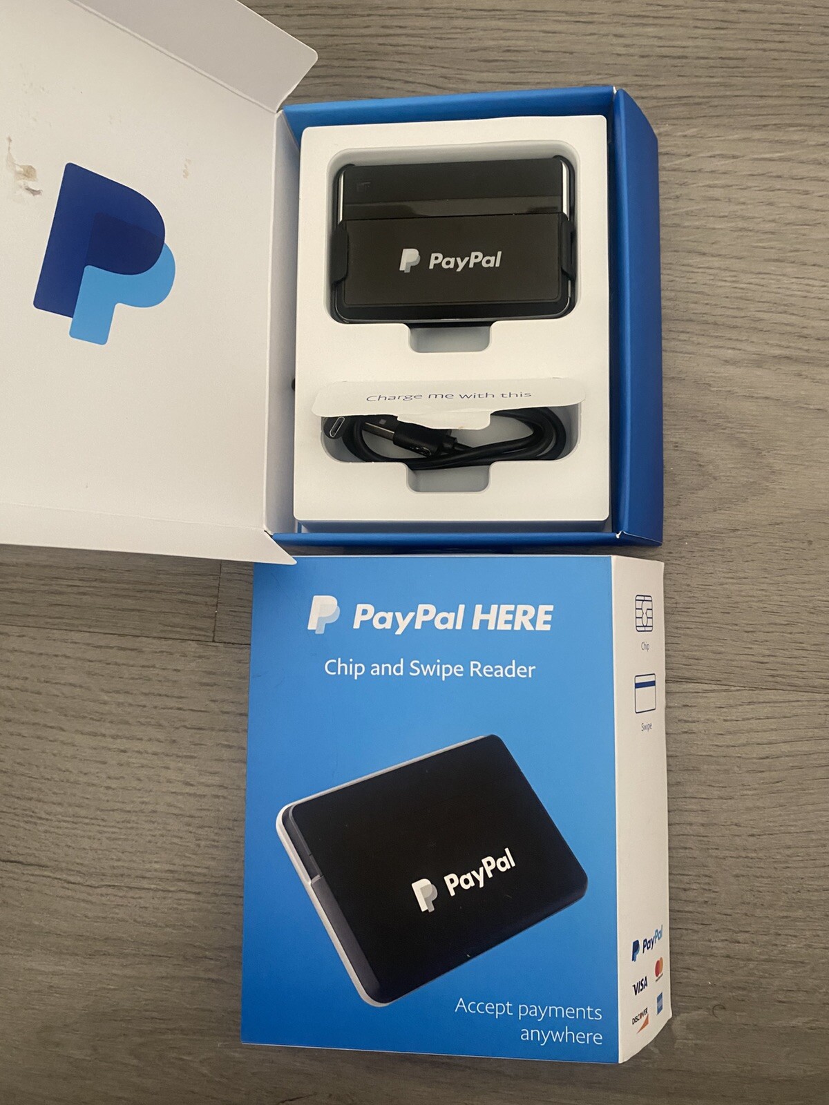 PayPal Here Chip and Card Swipe Reader Credit & Debit Cards Mobile