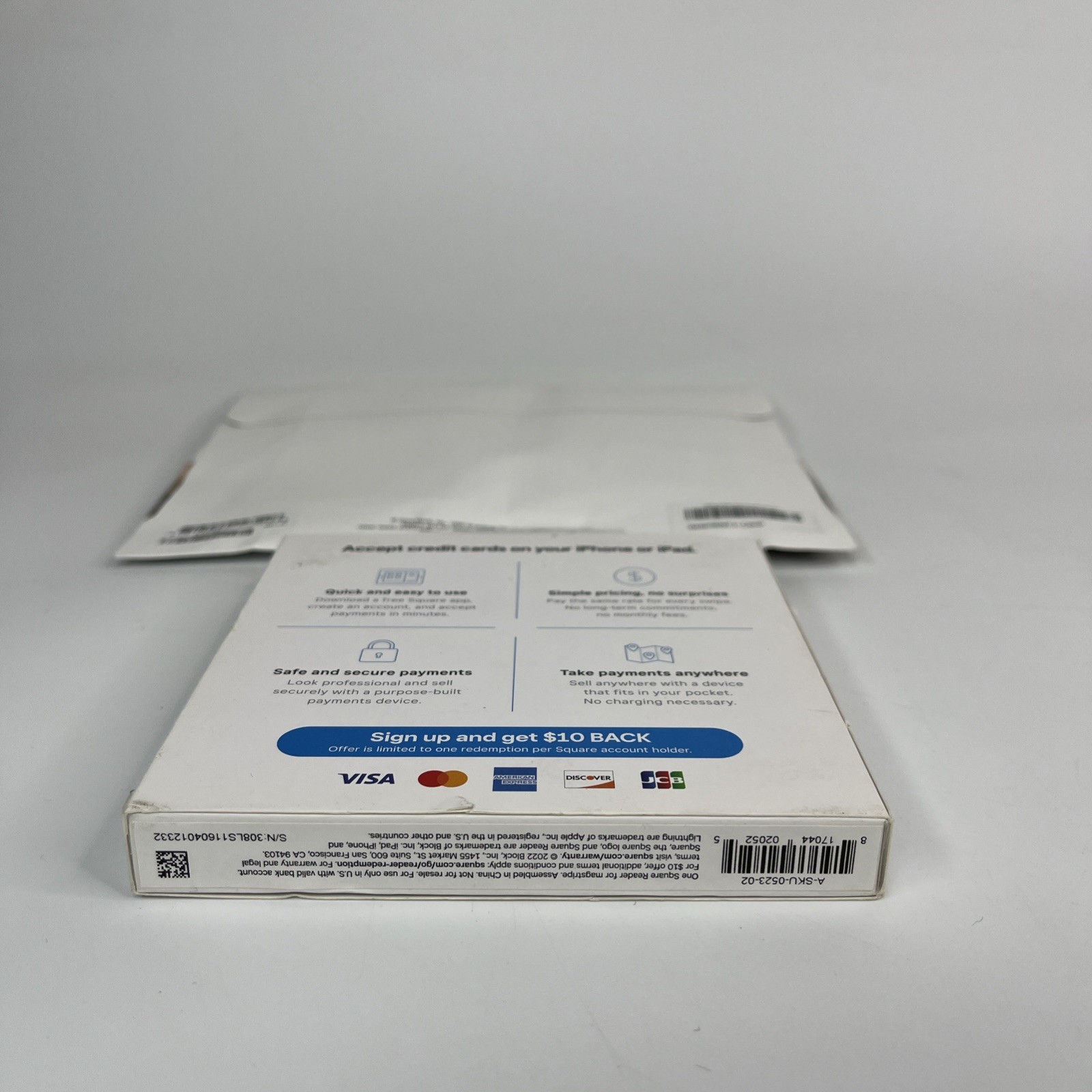 Lof 2 Square Readers for Magstripe – Apple & Android Work Business