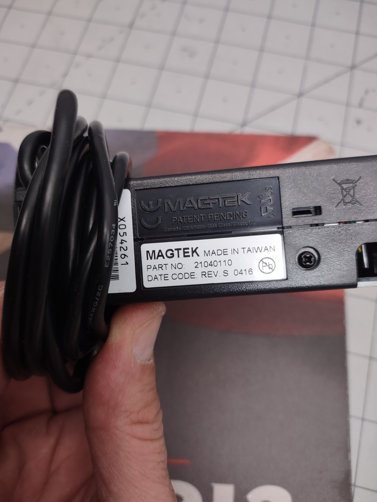 Magtek 21040110 USB Magnetic Credit Card Swipe Reader