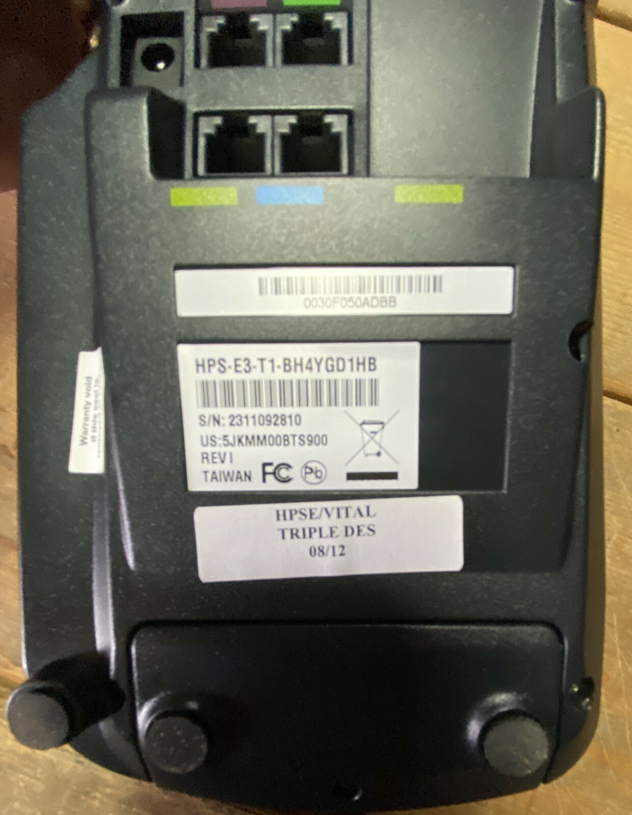 E3 Credit Card Terminal Heartland Payment Systems with Chip Reader and Printer
