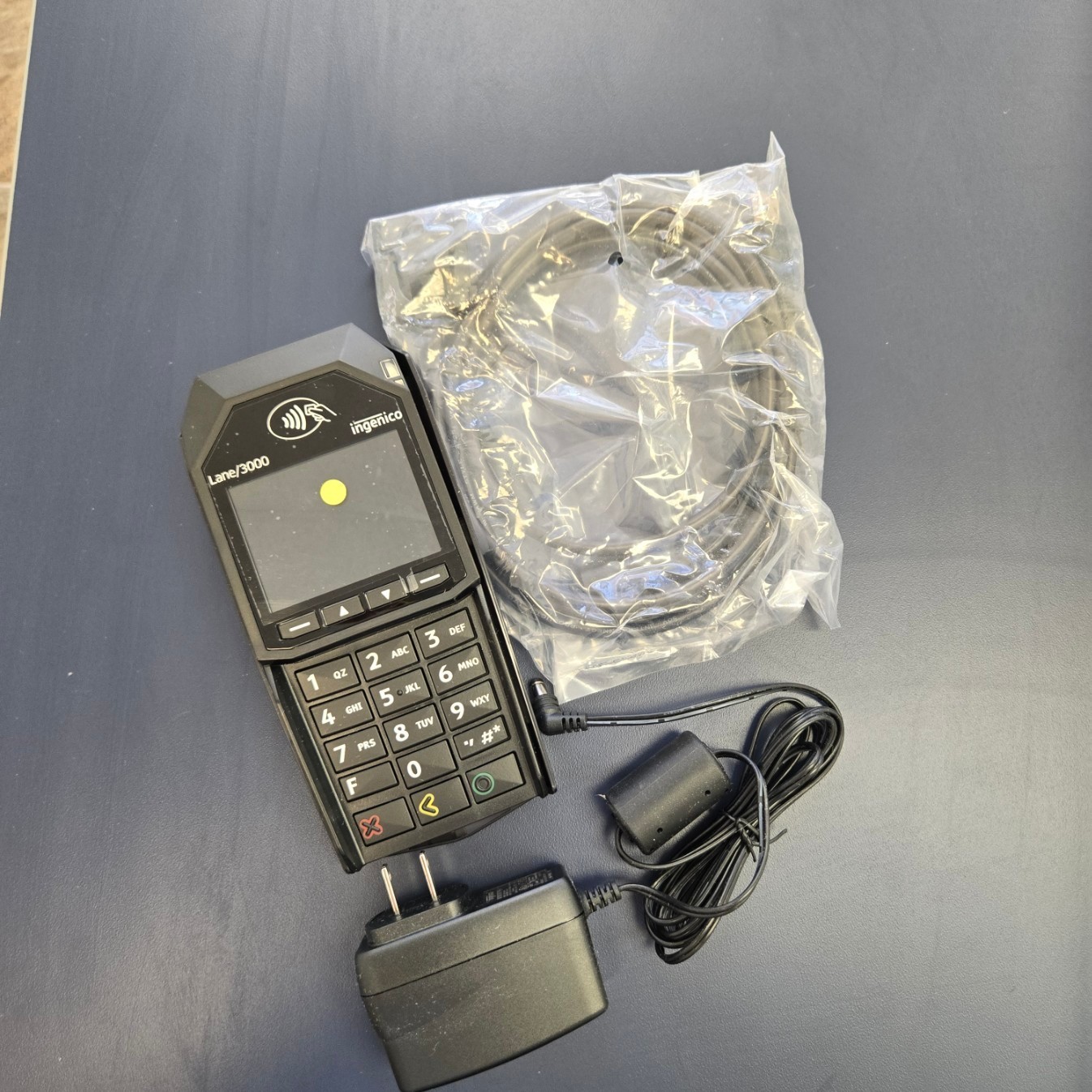 INGENICO LANE 3000 Credit Card Terminal Reader MRN30310702A