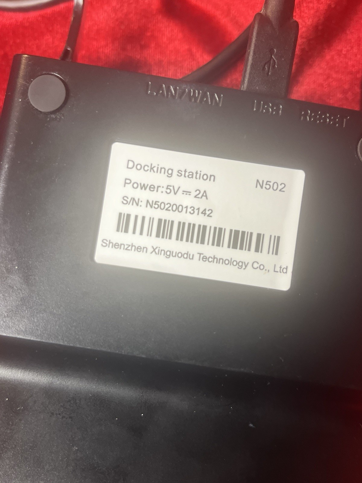 Nexgo N5 WIFI POS Terminal LTE Black Wireless W Docking Station Tested Working