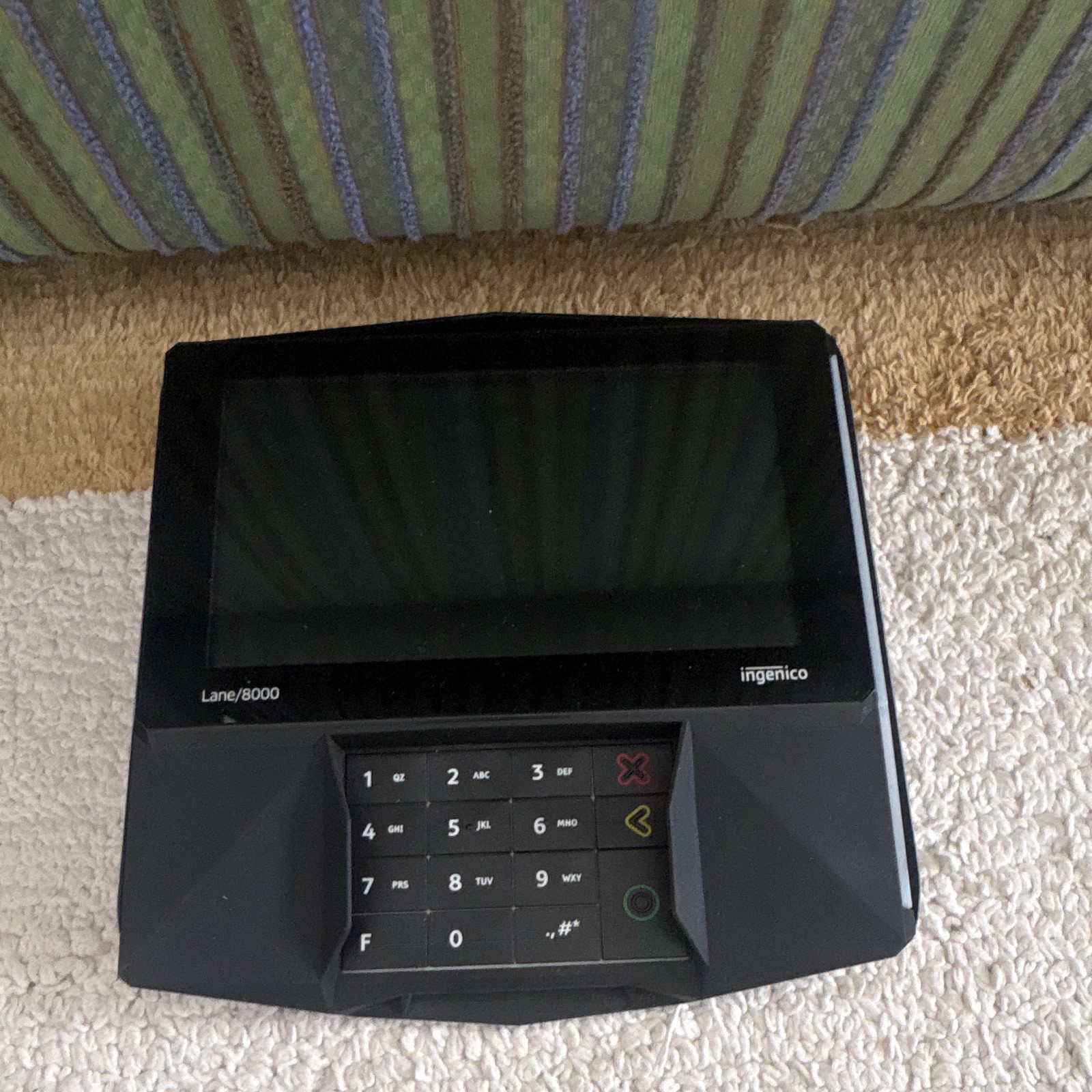 Ingenico Lane/8000 Wired Credit Card Terminal PIN Pad POS, MPN PRH30312953A