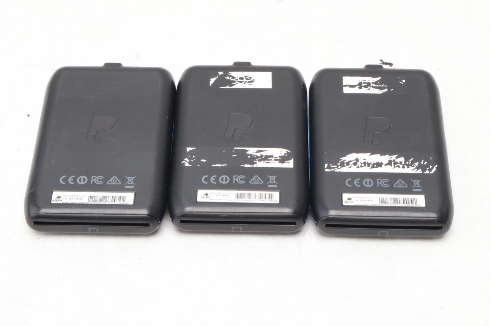 Lot 3x Paypal Chip Card Reader Contactless Enabled M010-PROD10-V2-2 FOR PARTS