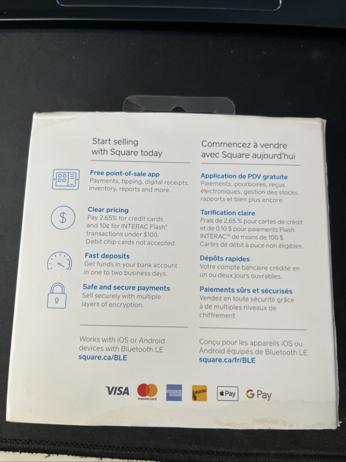 SQUARE READER 1ST GEN (2018) | FOR PARTS/PARTIALLY TESTED