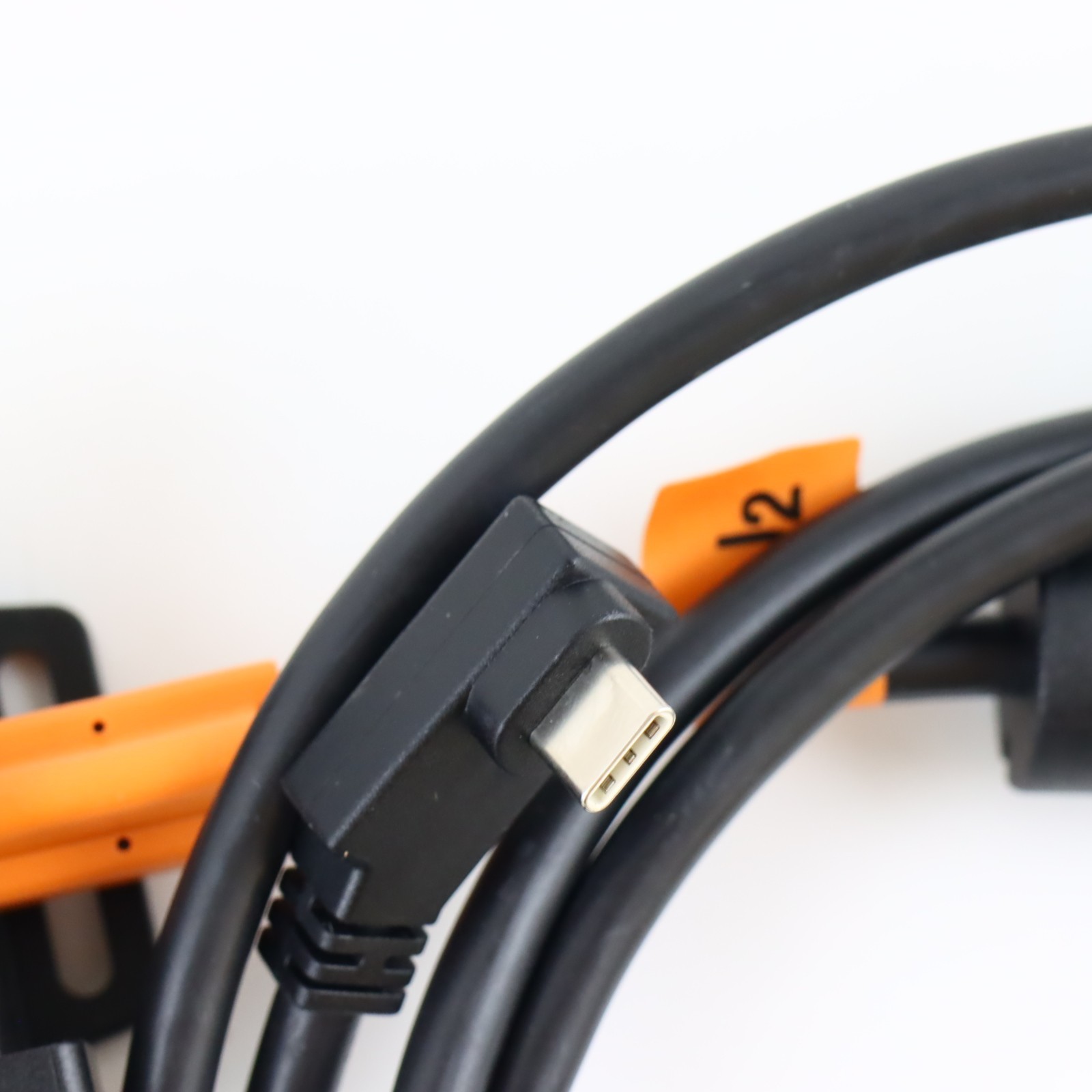 Verifone 445-114-01-A Orange D2 Ethernet Adapter USB-C Dual Gigabit RJ45 Dongle