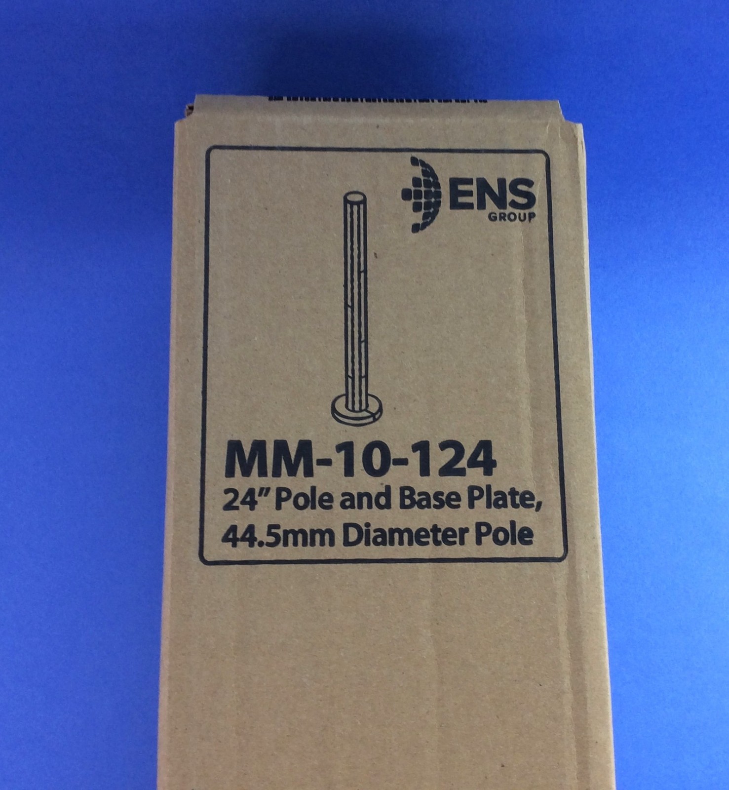 ENS – 24″ Pole w/ Round Base Plate PN: MM-10-124 – NIB