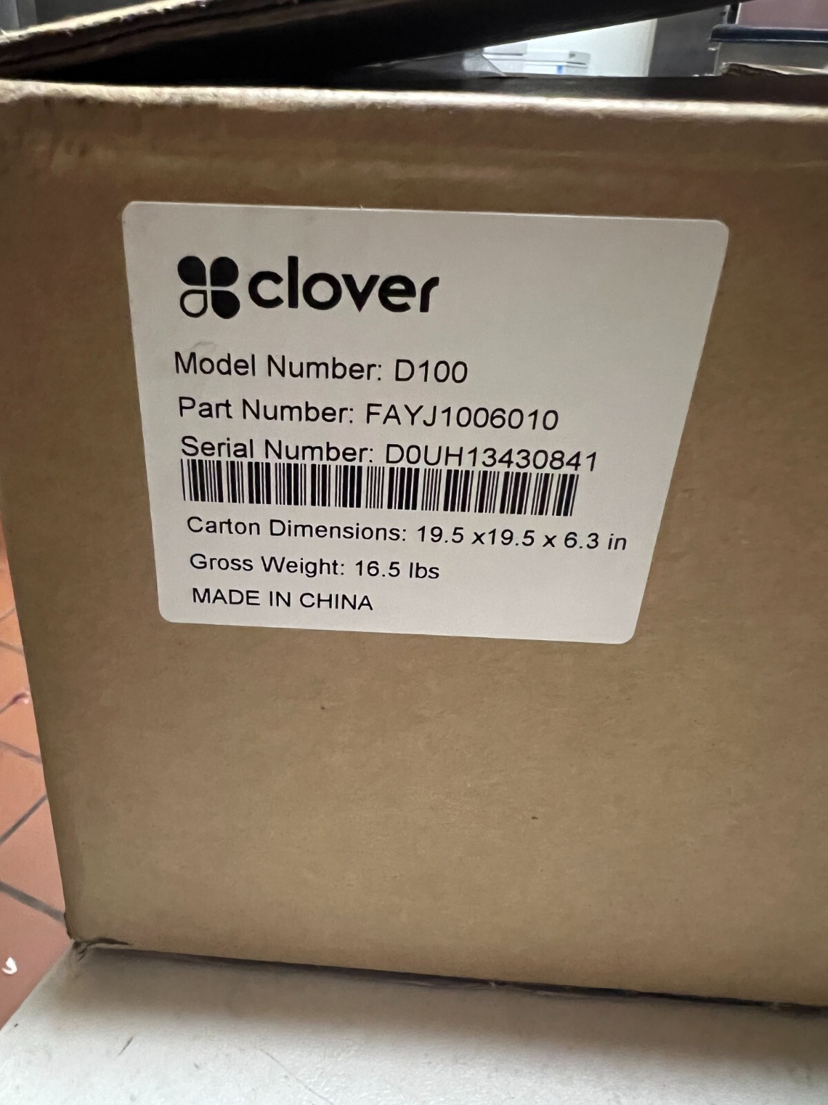 Clover POS system bundle with receipt printer