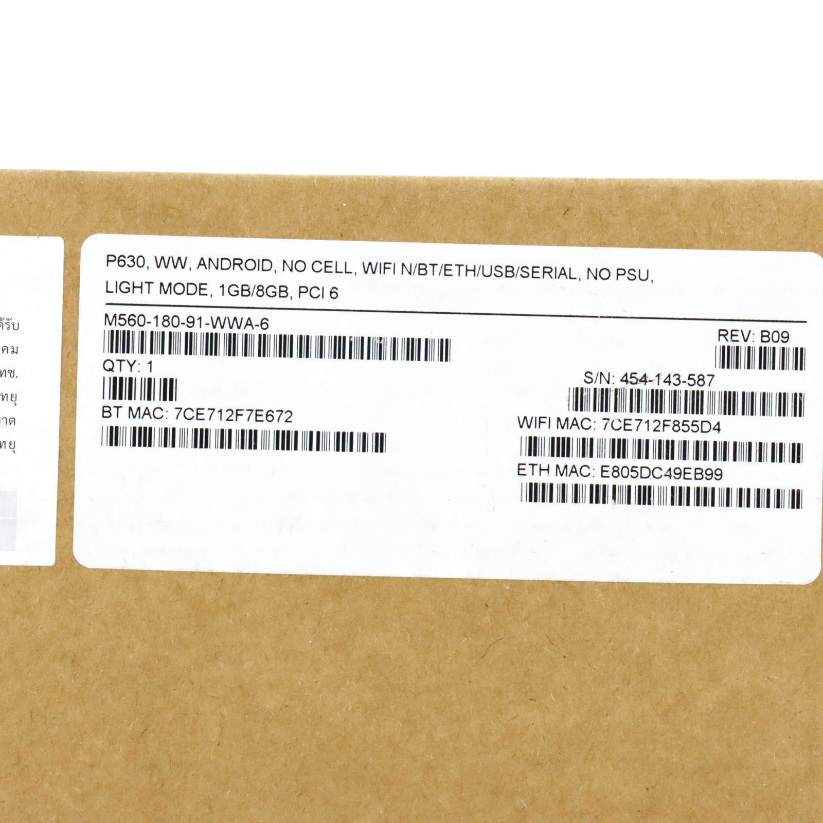 Verifone P630 Wireless Payment Terminal Android 10 – M560-180-91-WWA-6 – NEW