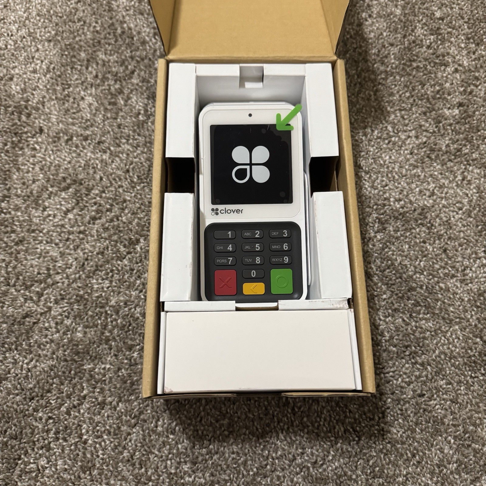 Clover Compact C801 Wired Credit Card Terminal/Reader