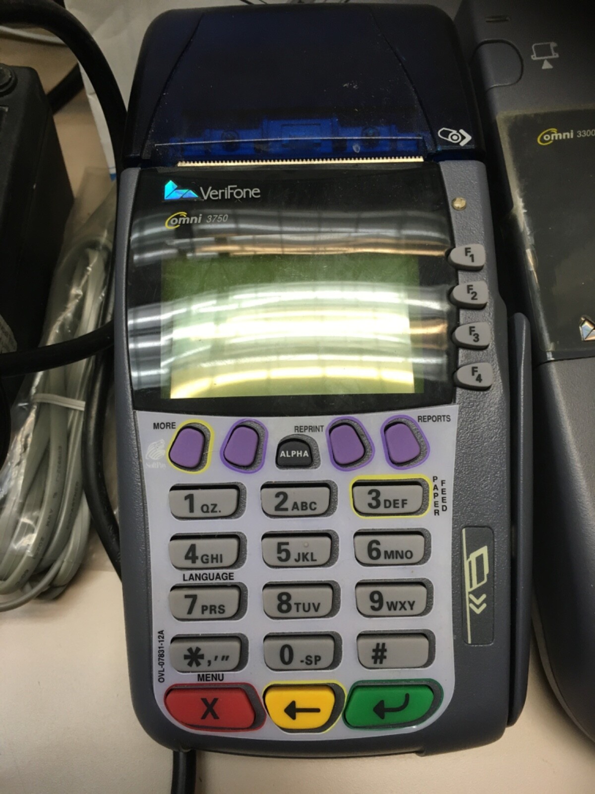 VeriFone Vx520 EMV IP Dial / CTLS – used Verifone Omni 3750 & 3300 CC Terminal