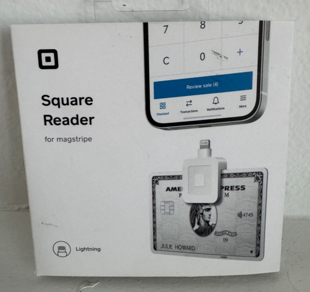 Square Reader for Magstripe Lightning Credit Card Reader New in Box