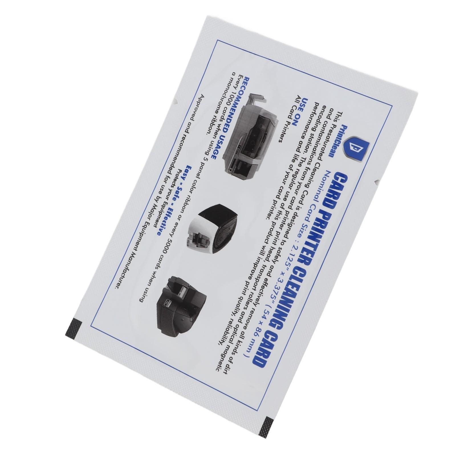 50pcs Credit Card Reader Cleaner POS Terminal Cleaning Cards For ATM M CAD