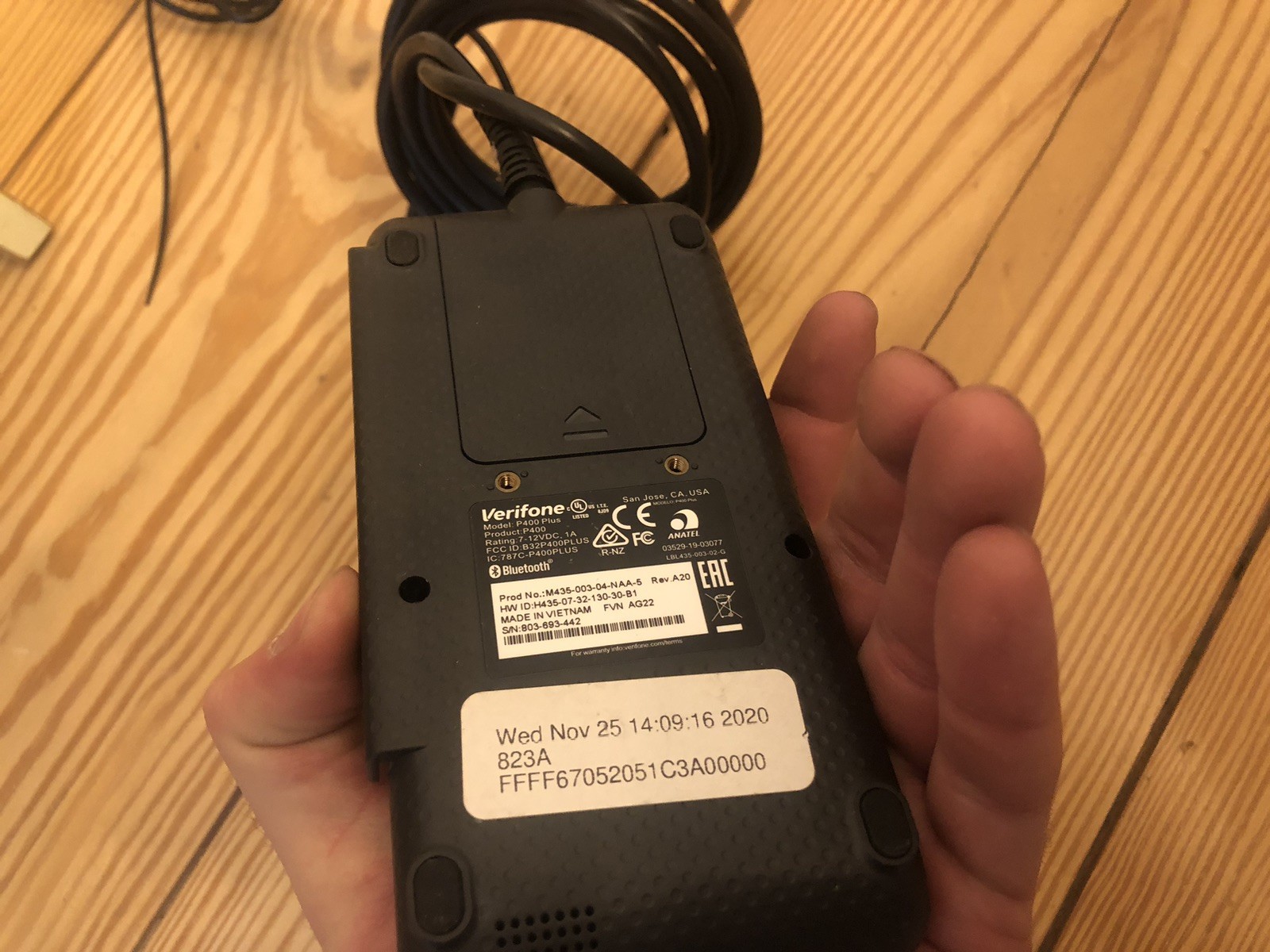 Verifone P400 Plus Credit Card Terminal