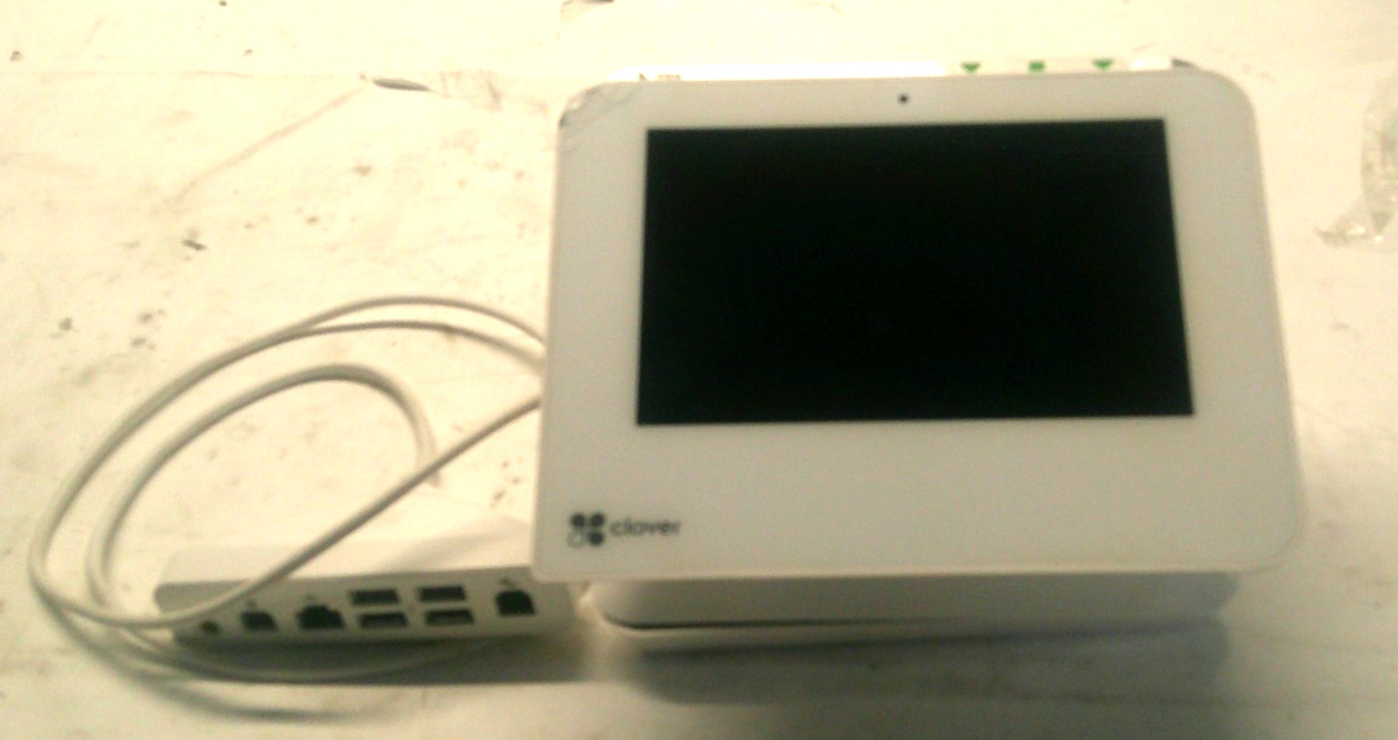Clover Mini 2nd Generation C302U Credit Card Reader POS System White Corded
