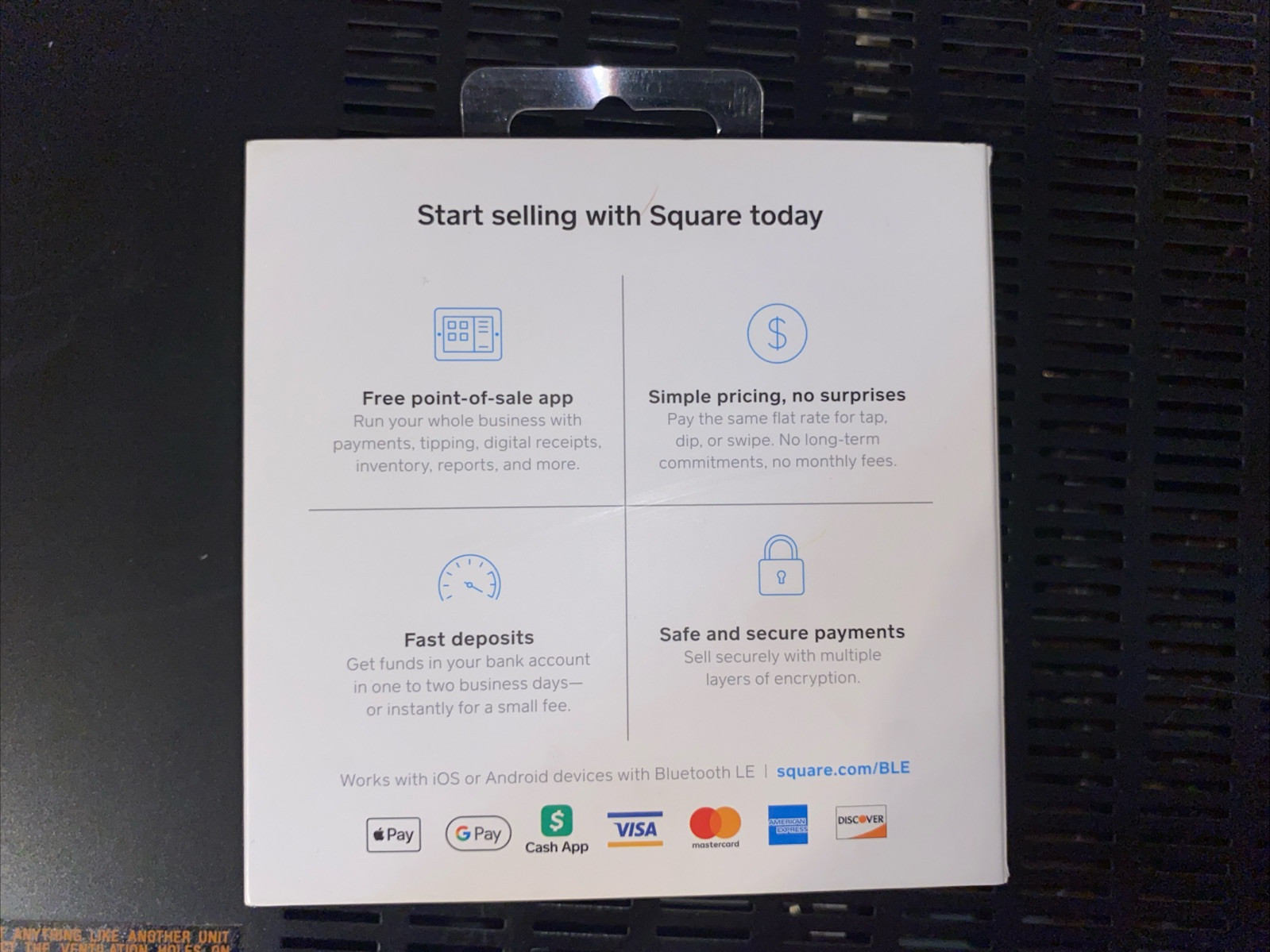 Square Credit Card Reader ( A-SKU-0485)