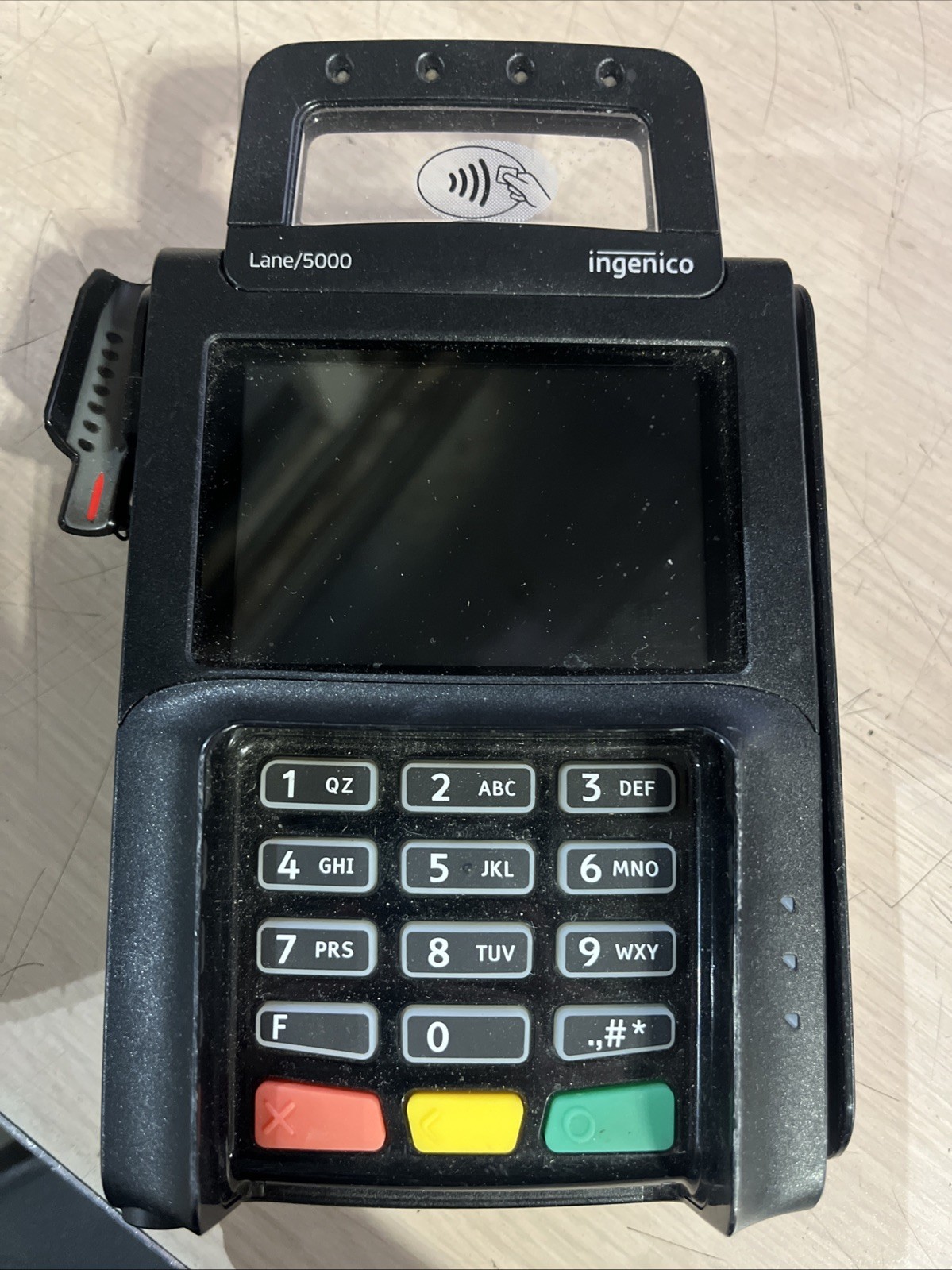 x4 INGENICO LANE/5000 CREDIT/DEBIT CARD PIN PAD TERMINAL