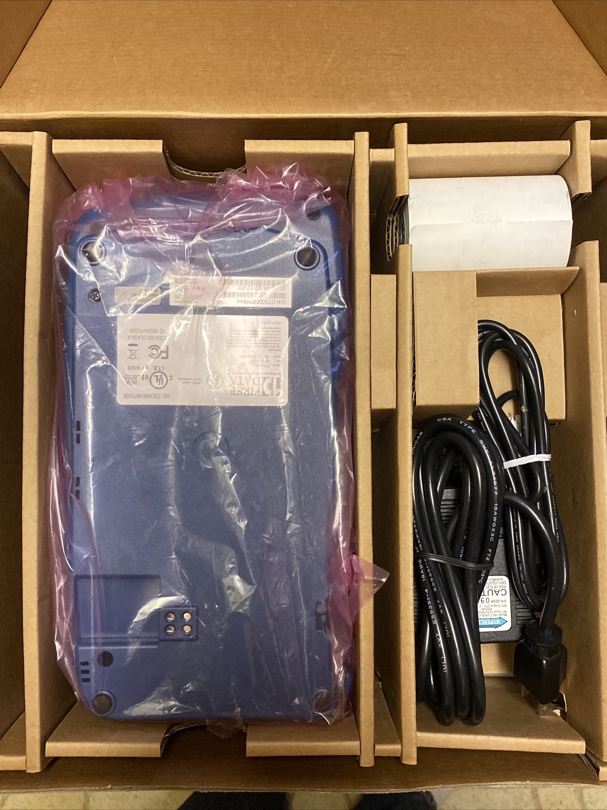 FD200 & FD30 W/ Stand First Data Payment Essentials Credit Card Terminal Check