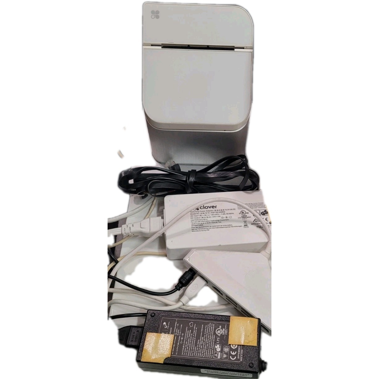 Clover Station 1.0 POS System C100 w/Cash Register, Printer P100, Mini WiFi C300