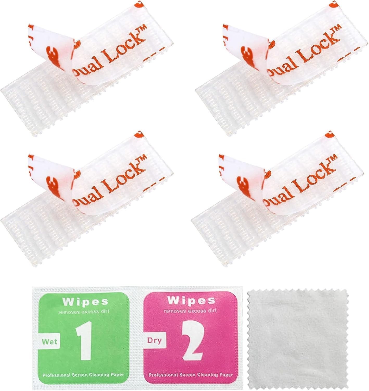 4 Pack High-Performance Adhesive Strips for All Toll Pass Systems – Easy Stick