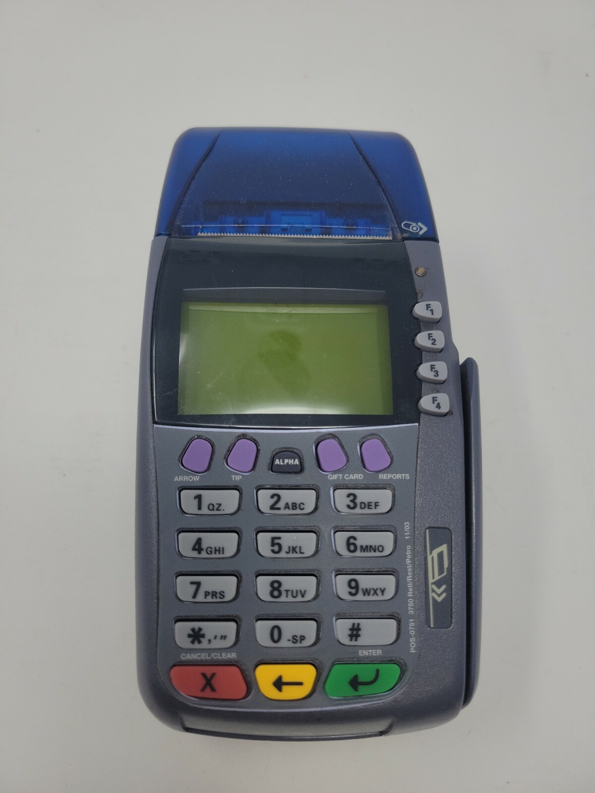 verifone omni 3750 No Power Supply