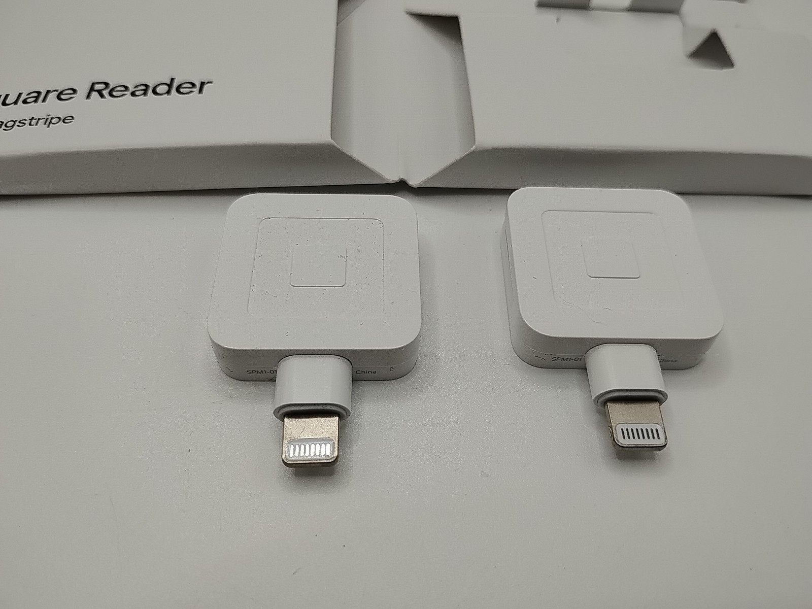 Square Reader for Magstripe Lightning Lot Of Two Open Box New