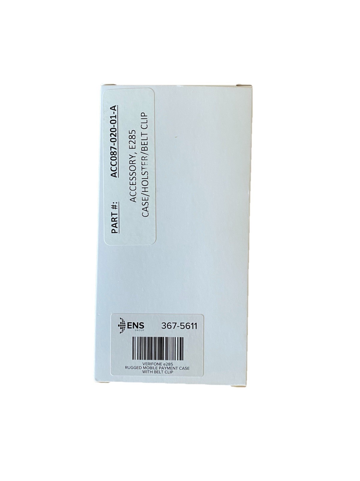 Verifone E285 Hard Case with Optional Holster/Belt Clip 367-5611 New Sealed