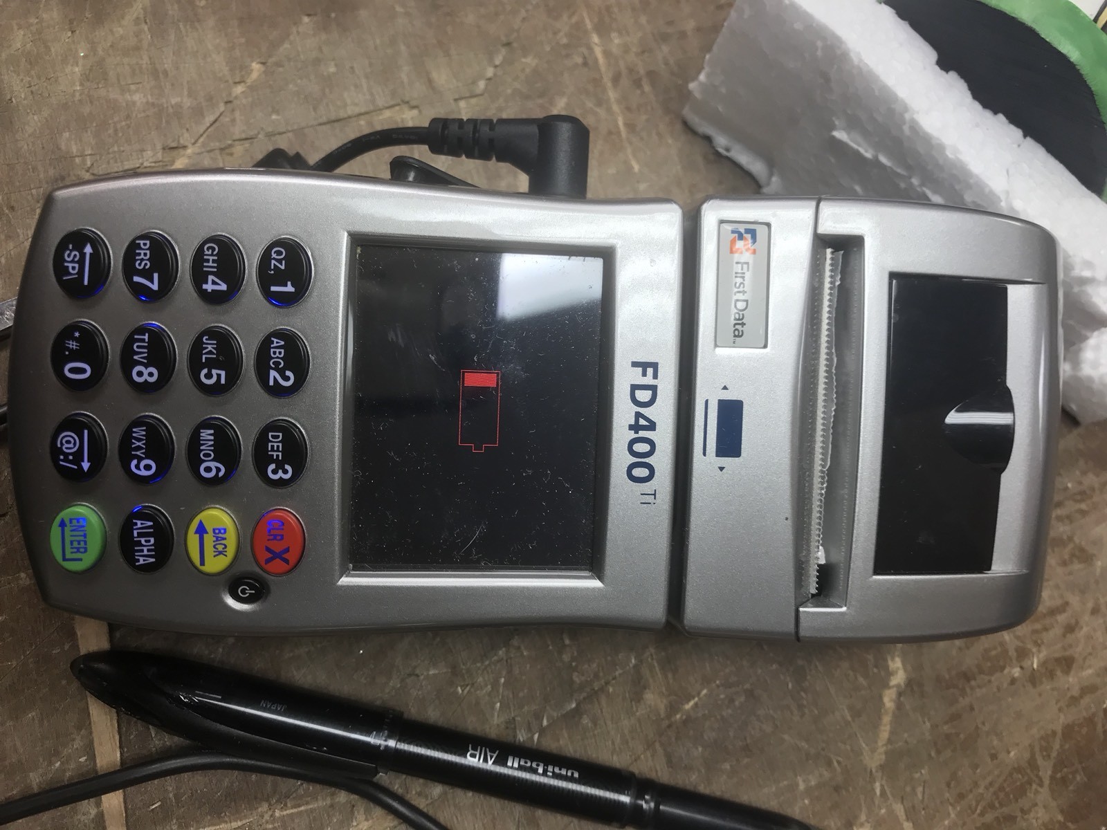 FirstData FD-400ti Terminal Card Reader
