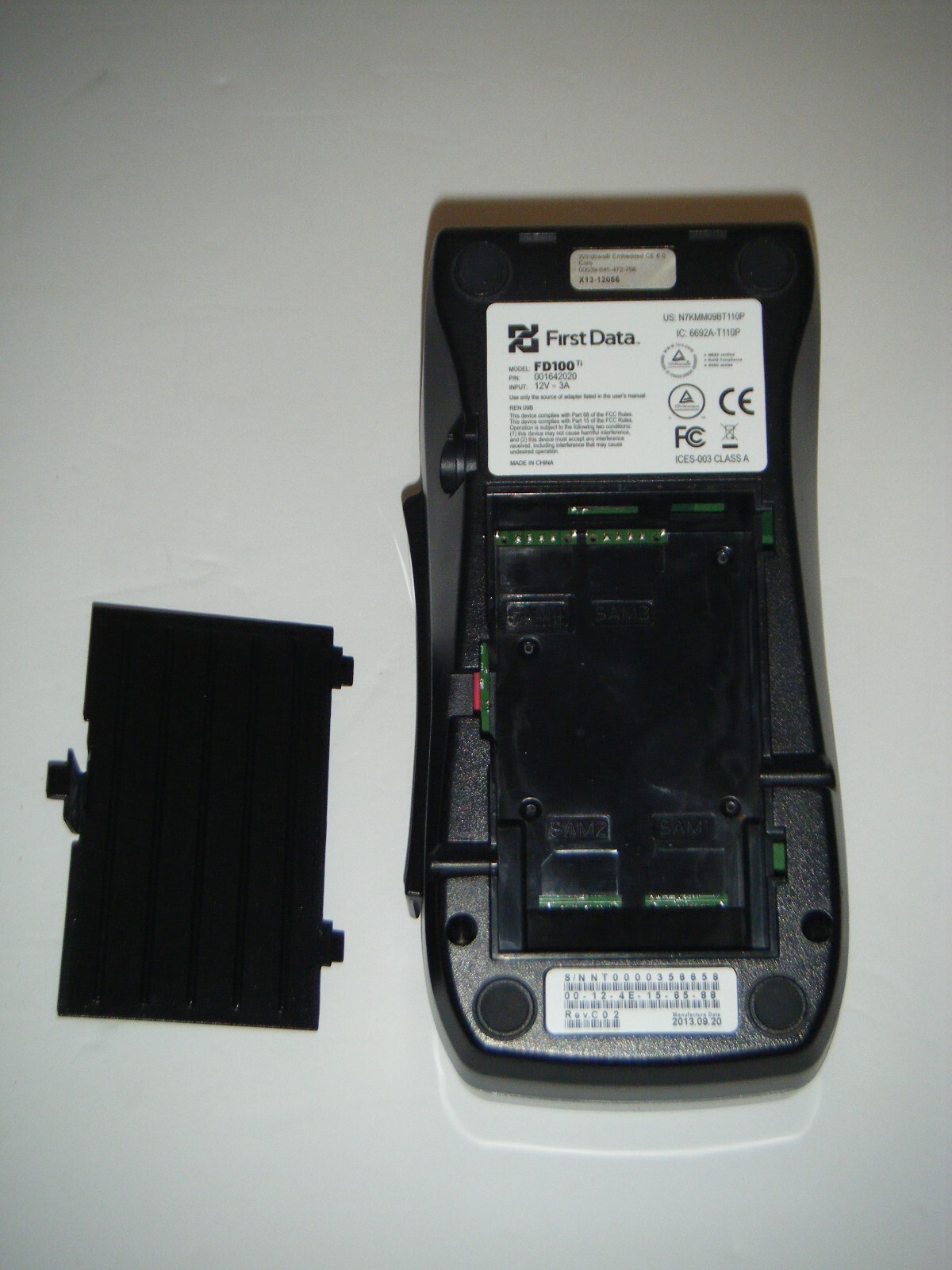 First Data FD100ti Credit Card Terminal Reader Machine (AS-IS)