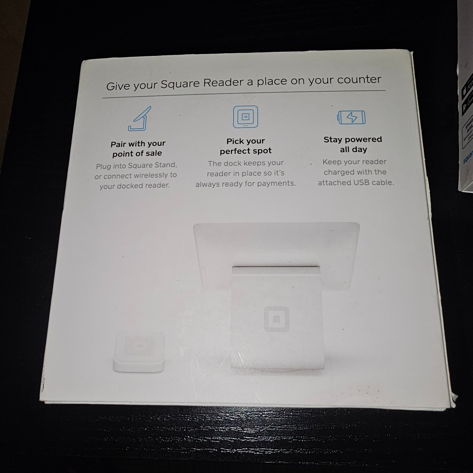 Square A-SKU-0120 Dock for Contactless Credit Card Reader