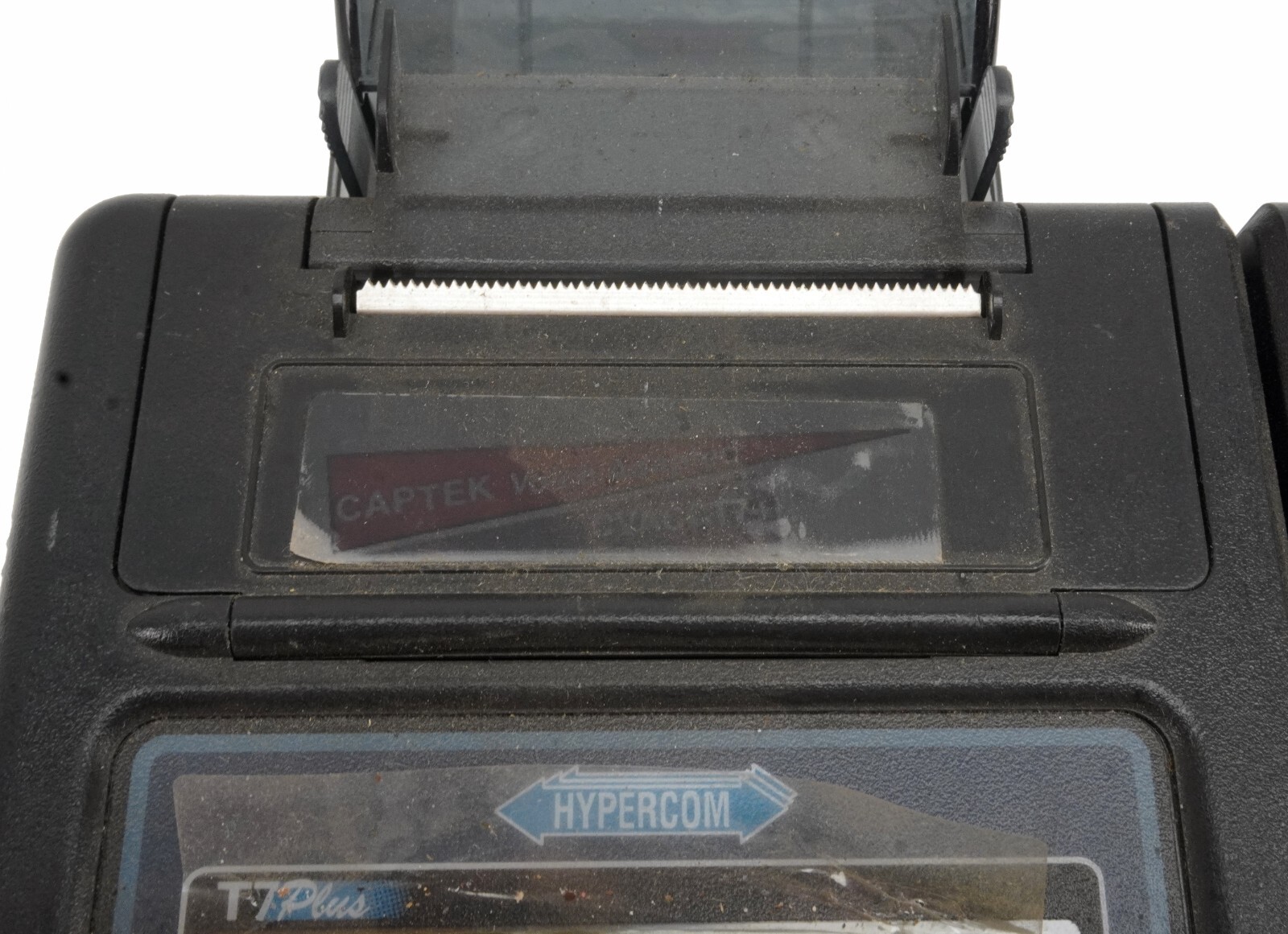 Hypercom T7Plus Credit Card Terminal Reader Power Adapter Modified for the Blind