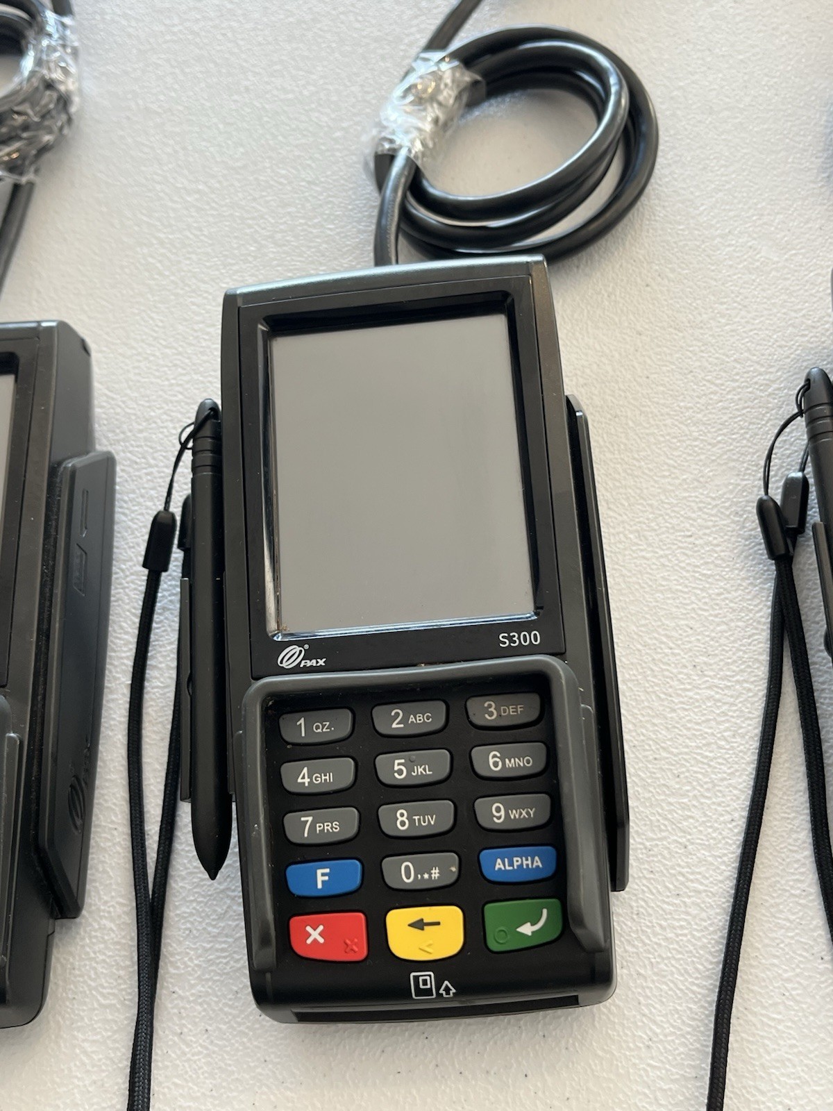 Lot Of 3- PAX S300 S300-000-364-02NA Credit Card Payment Terminal/Parts Only