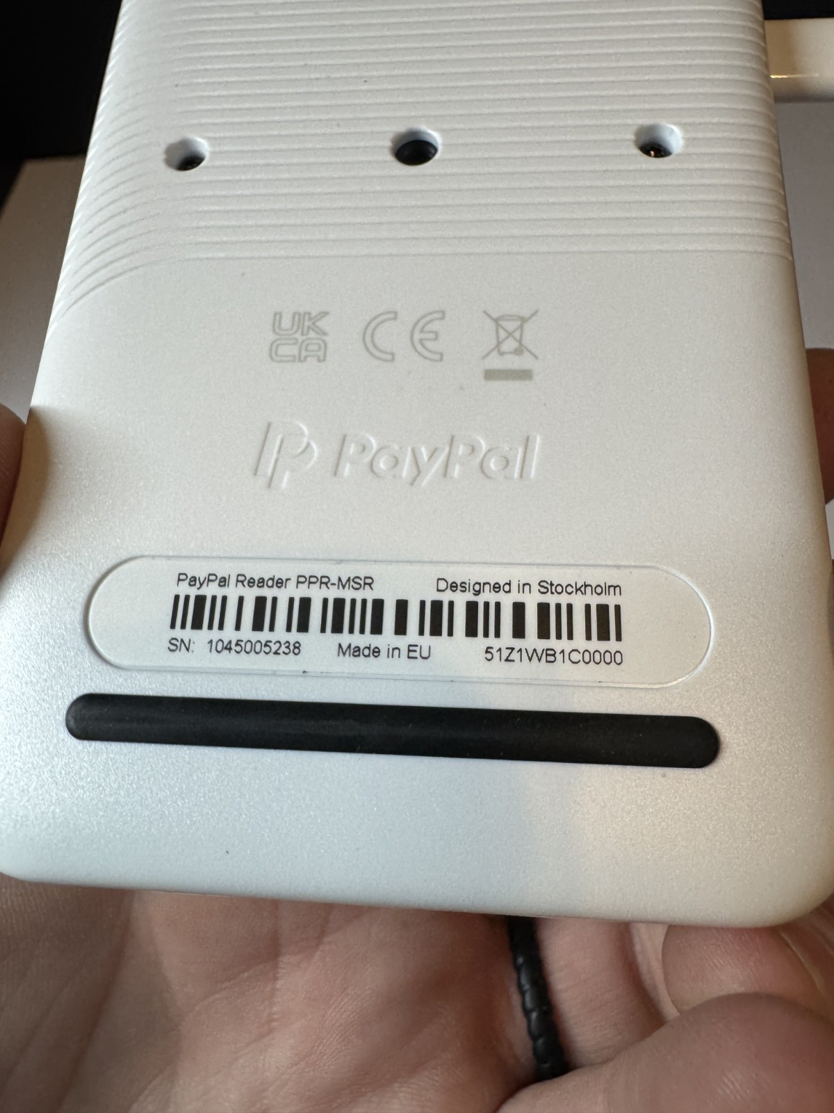 PayPal Zettle/POS system/payment solutions & card reader White