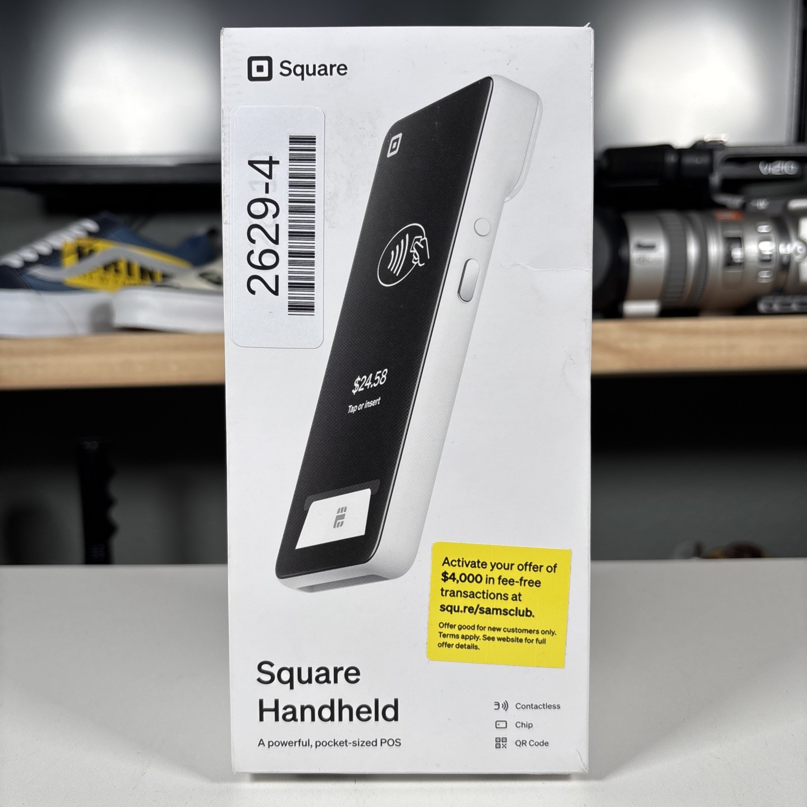 Square SPD3-01 Handheld Portable POS Credit Card Reader Terminal Open Box