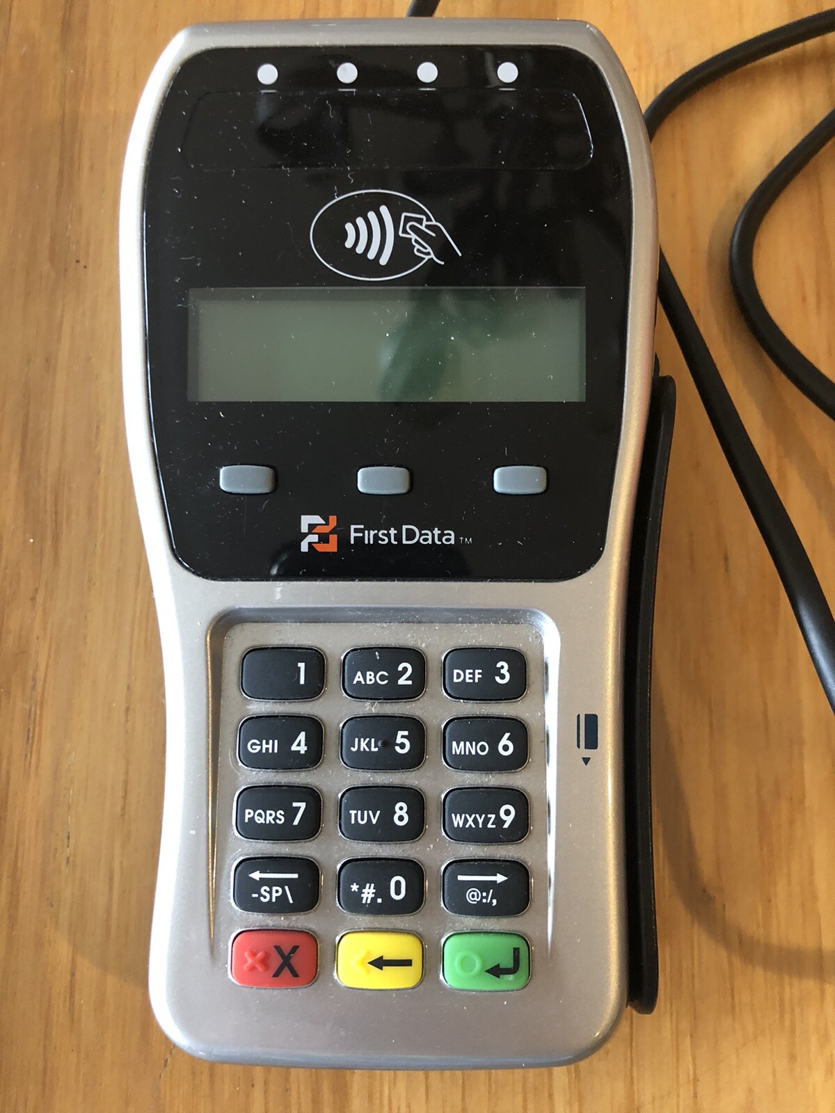 First Data FD50ti Credit Card Teminal plus Extension Reader, Power, Phone Line