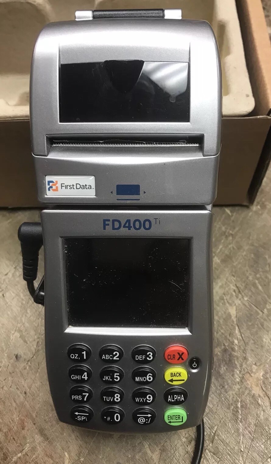 FirstData FD-400ti Terminal Card Reader