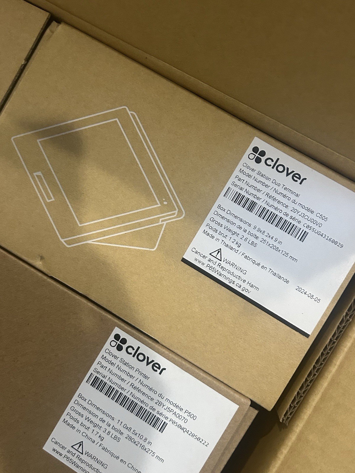 Brand New Clover Station POS Terminal System Duo Full Bundle Unlocked in Box
