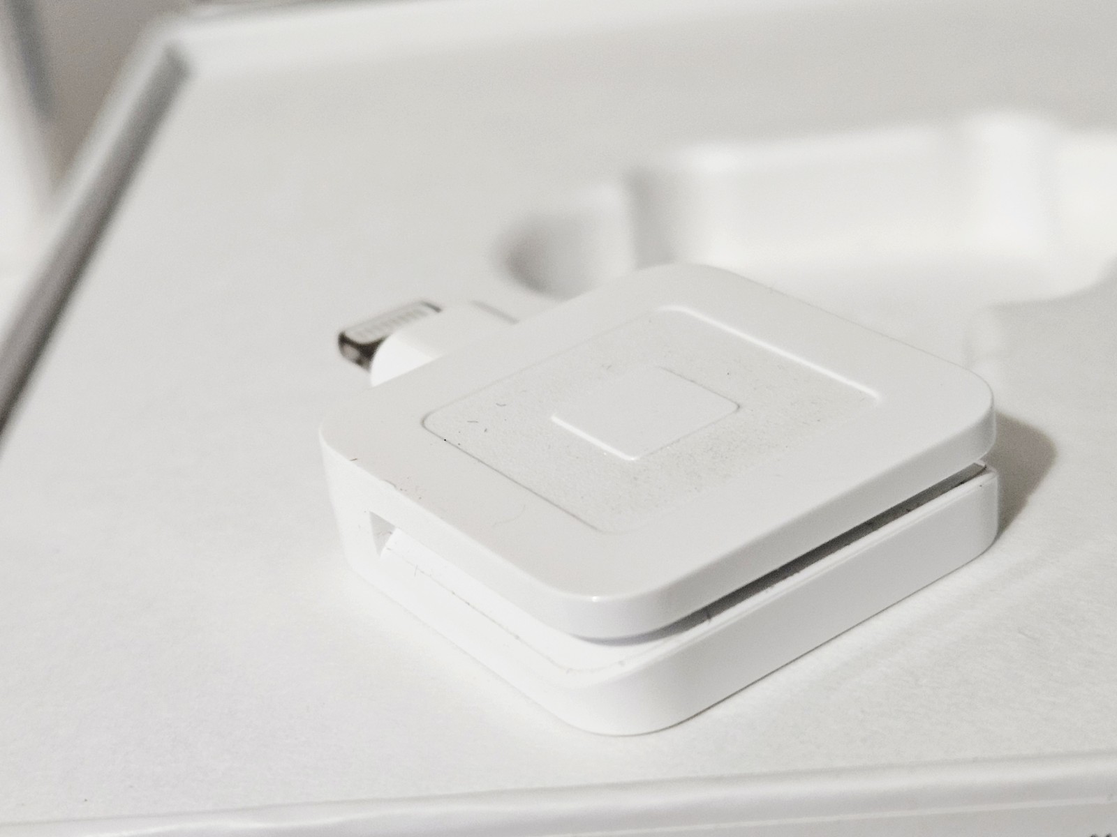 Square Credit Debit Card Reader for Magstripe (with Lightning Connector)