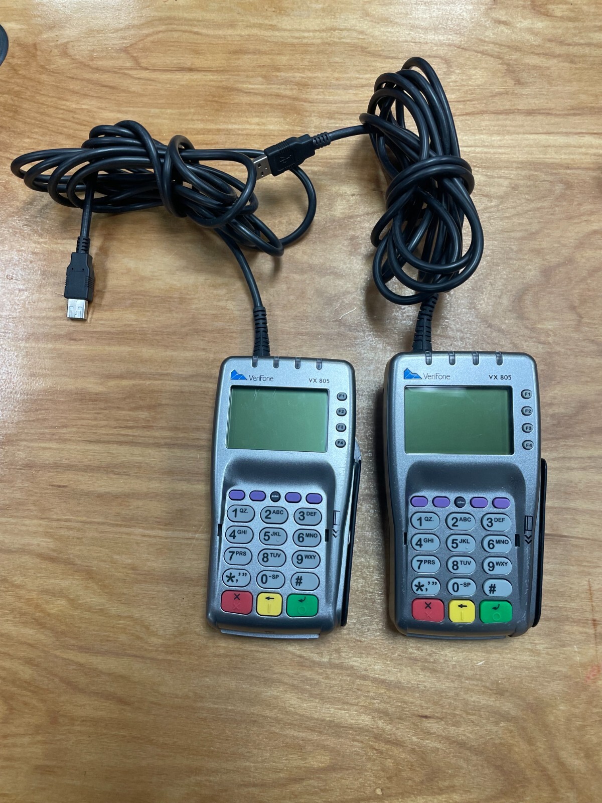 Lot 5 Untested Card Readers, 2 Verifone VX805, 2 ingenico iPP350, Verifone 3740