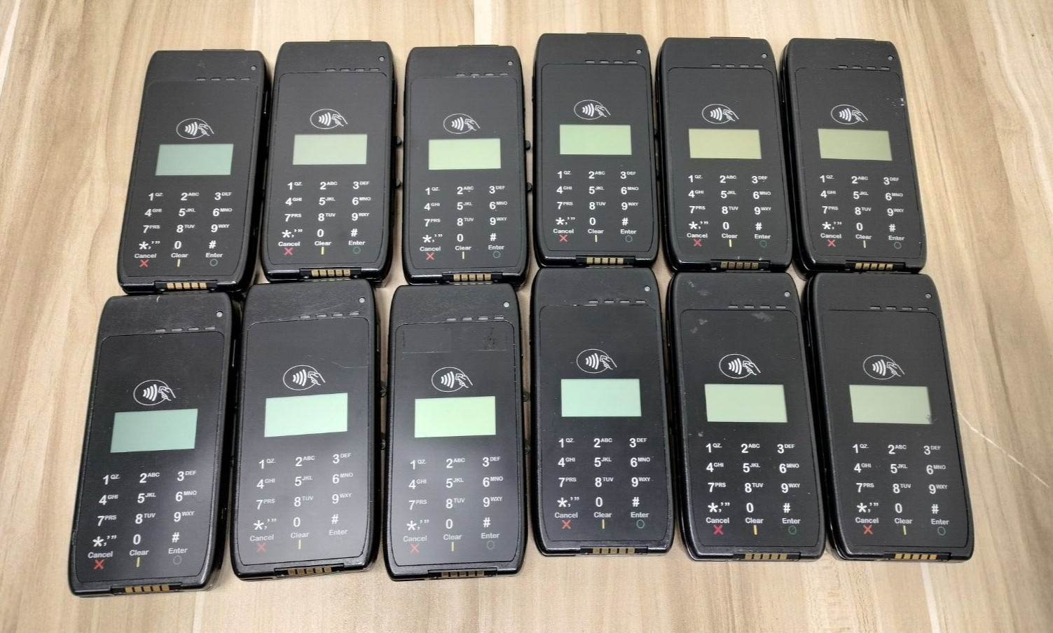 (LOT OF 12) VeriFone e335 Mobile Payment Device POS Reader Only