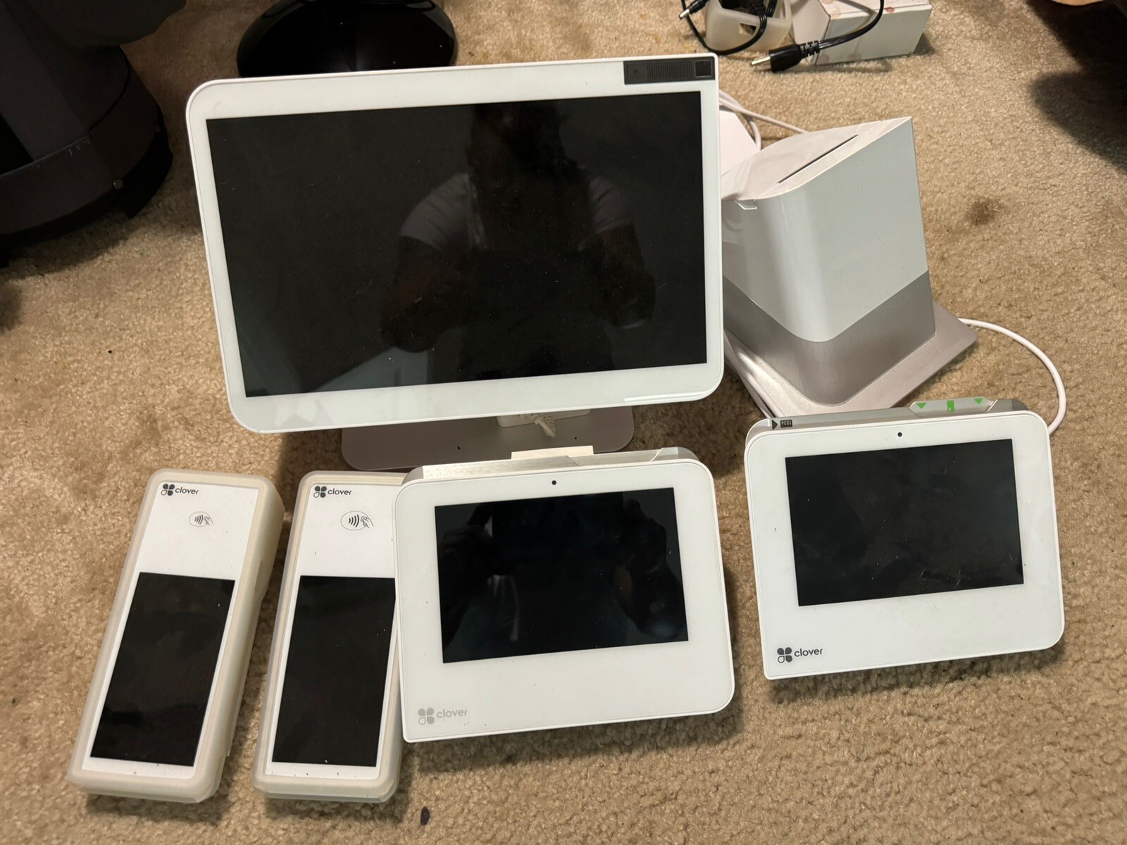 Clover Station DUO System With Printer + 2 Point Sale + 2 Flex
